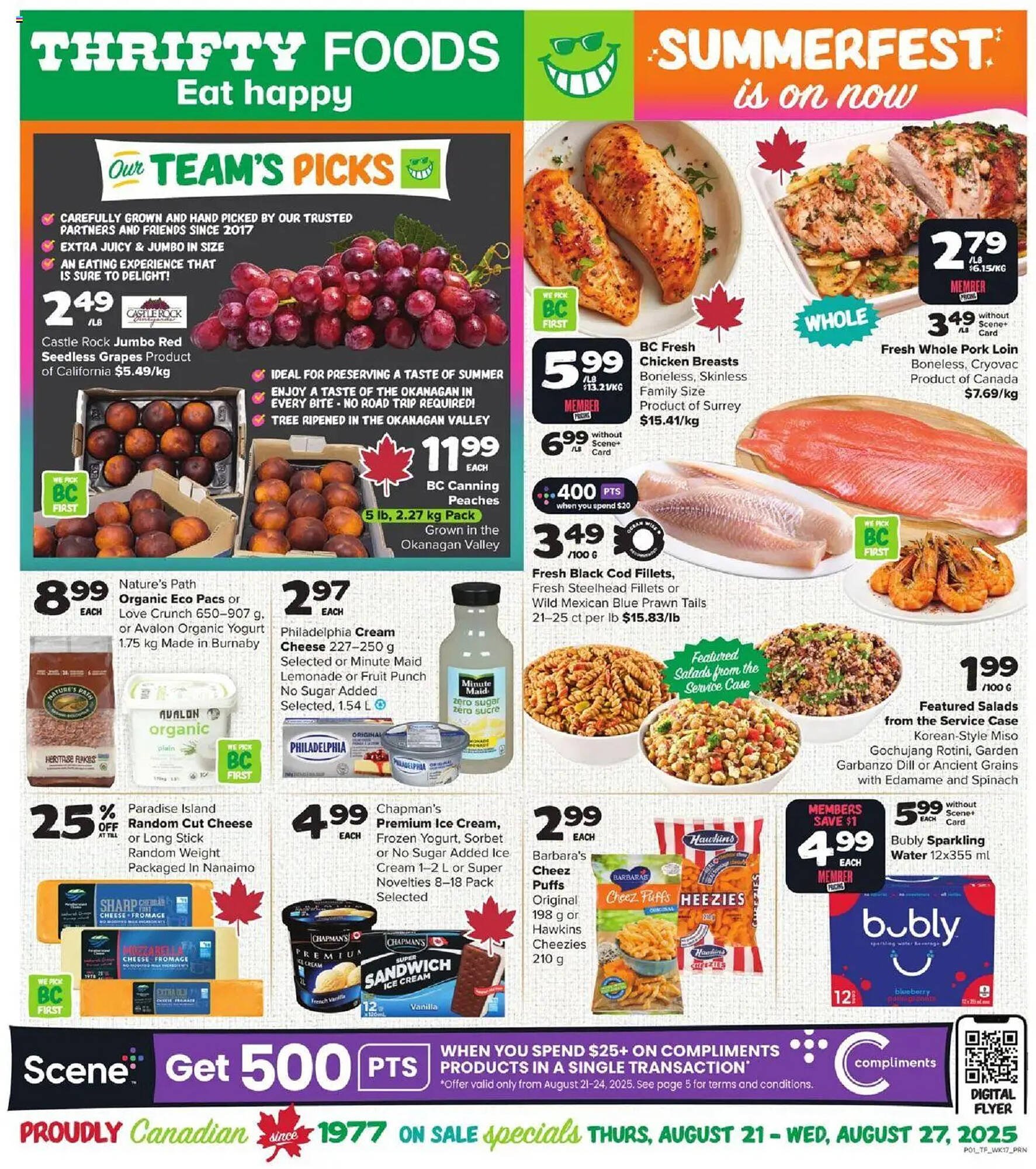 Thrifty Foods flyer