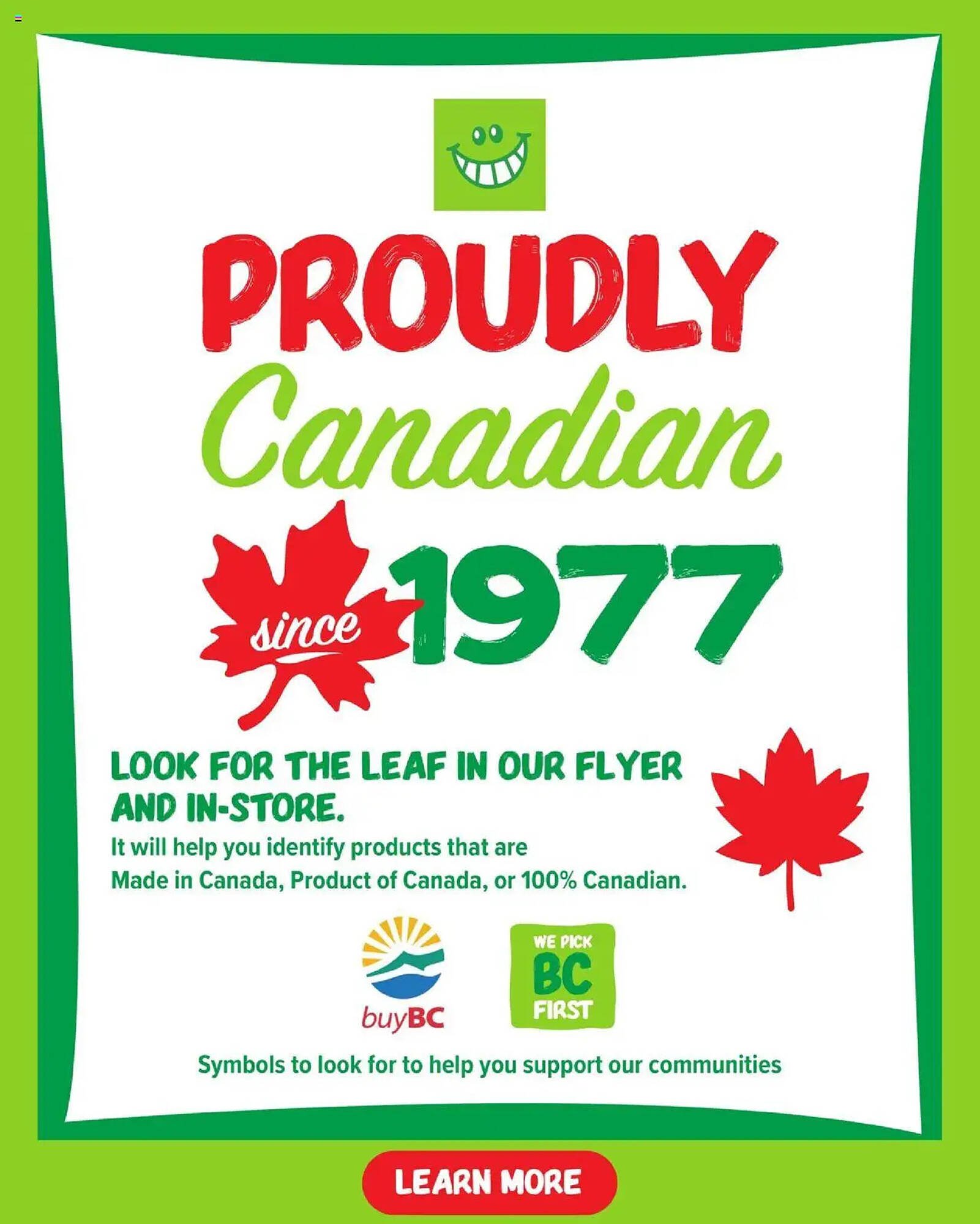 Thrifty Foods flyer