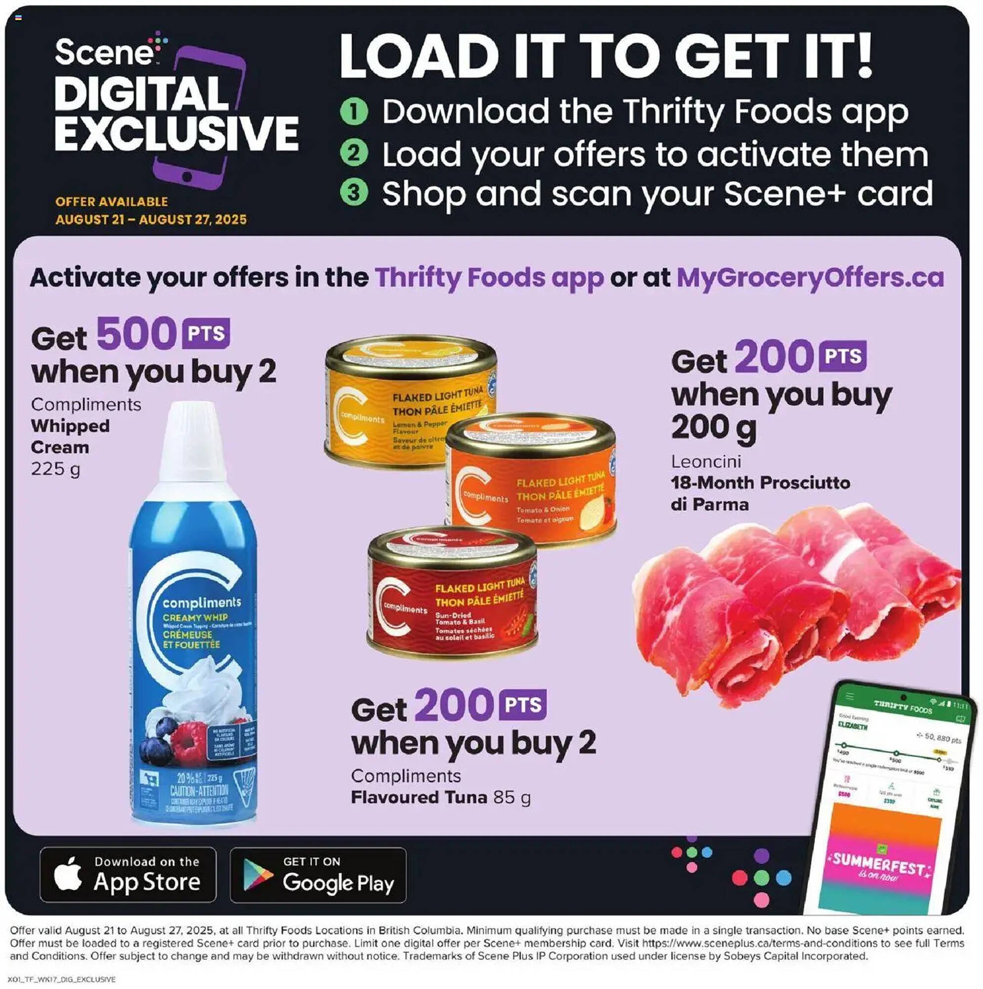 Thrifty Foods flyer