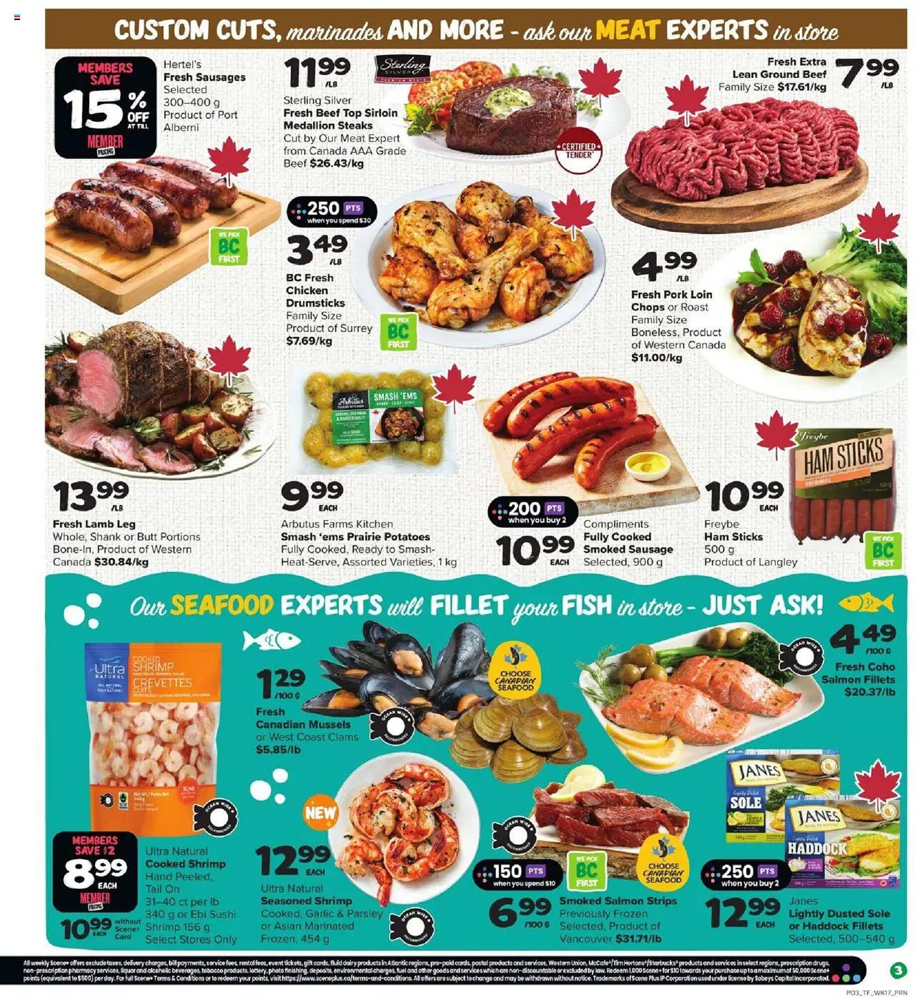 Thrifty Foods flyer