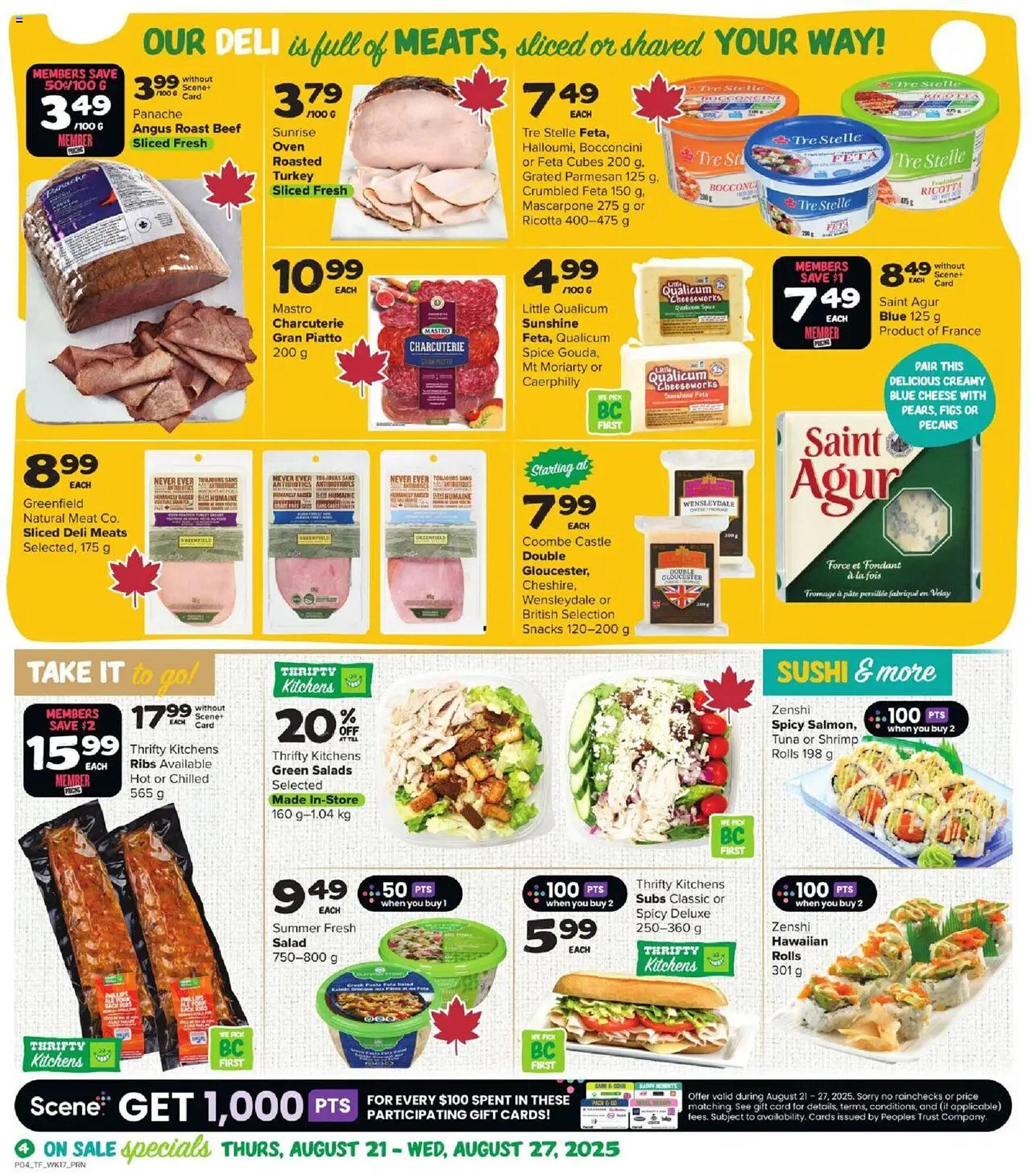 Thrifty Foods flyer