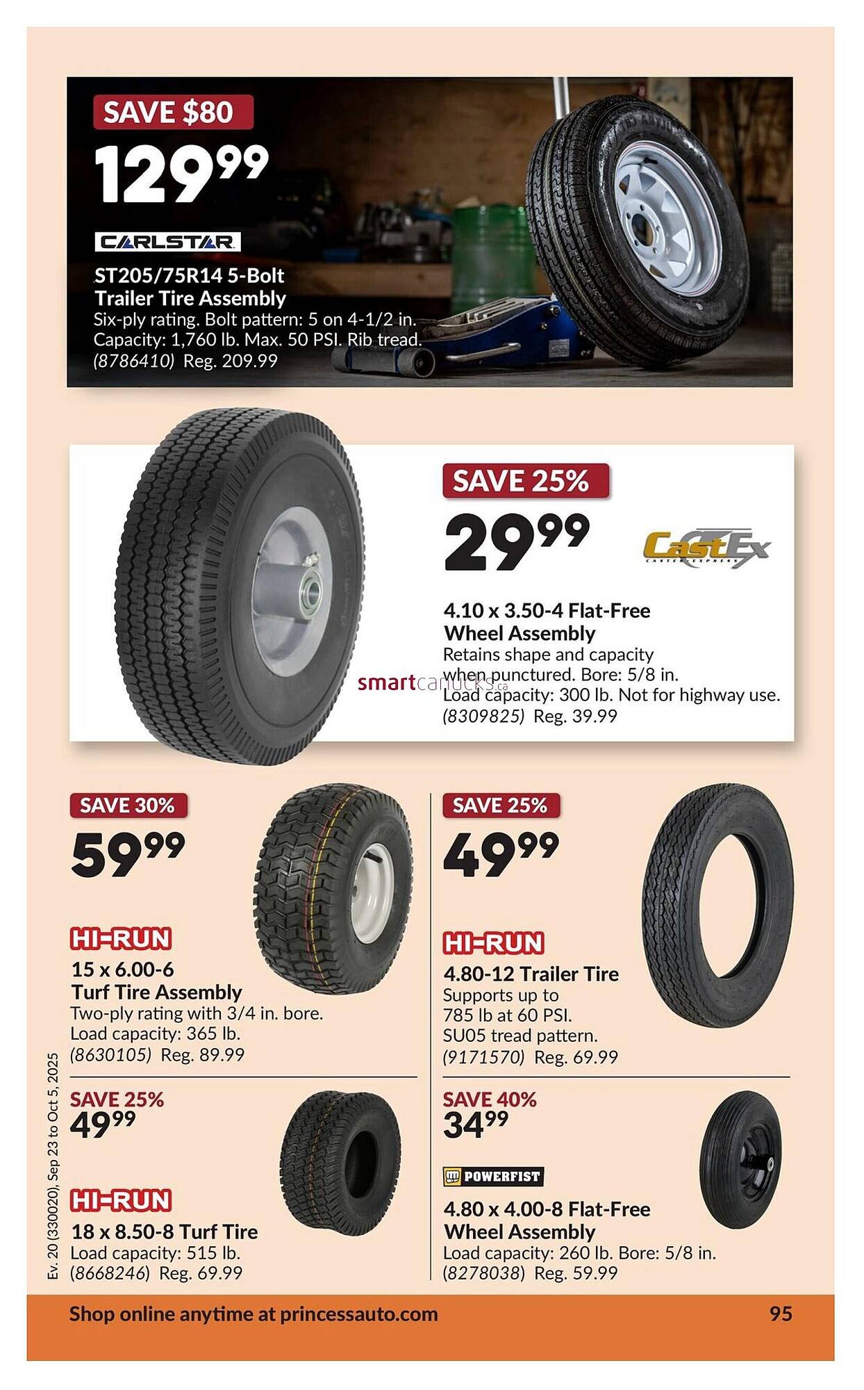 Princess Auto flyer
