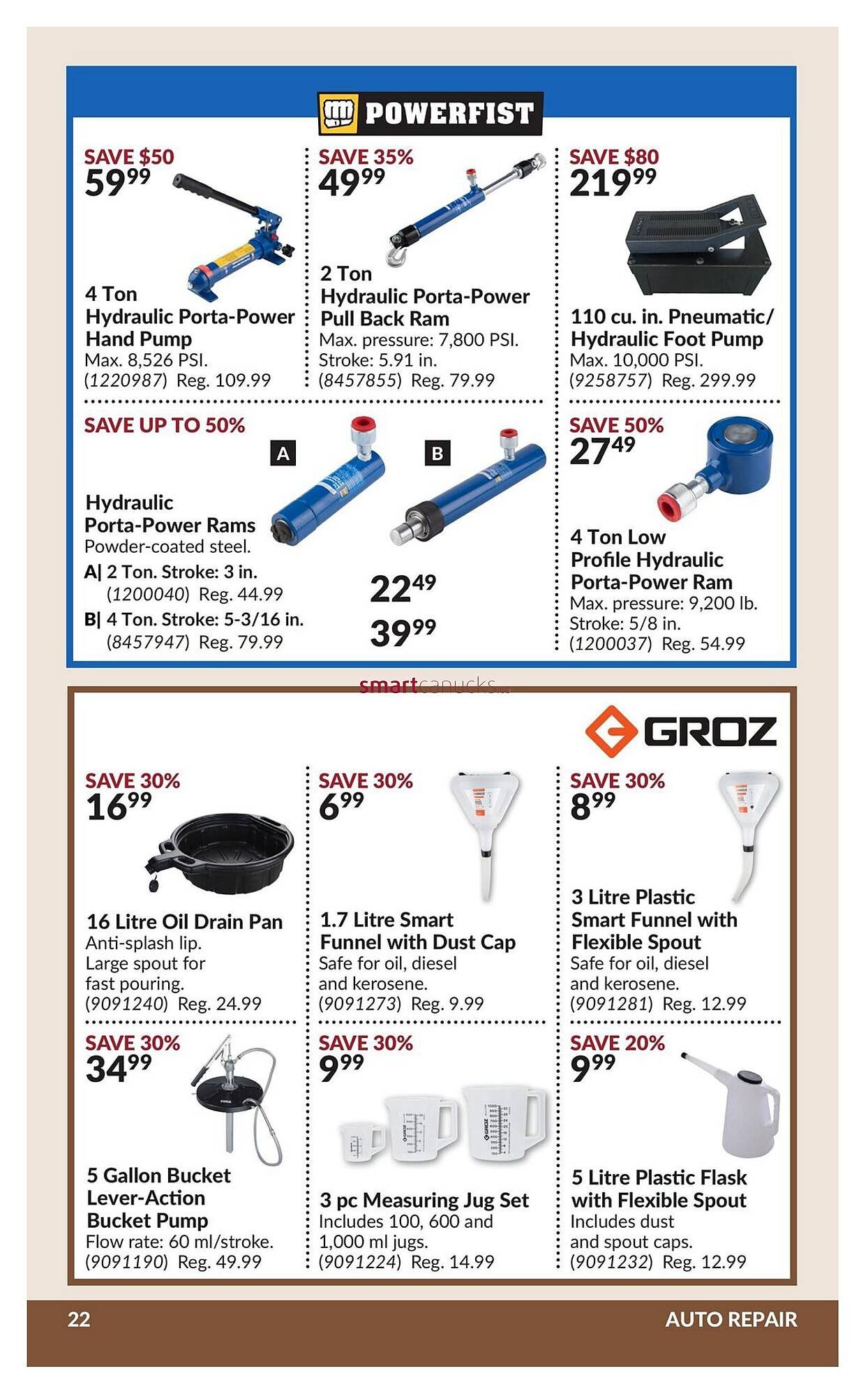 Princess Auto flyer
