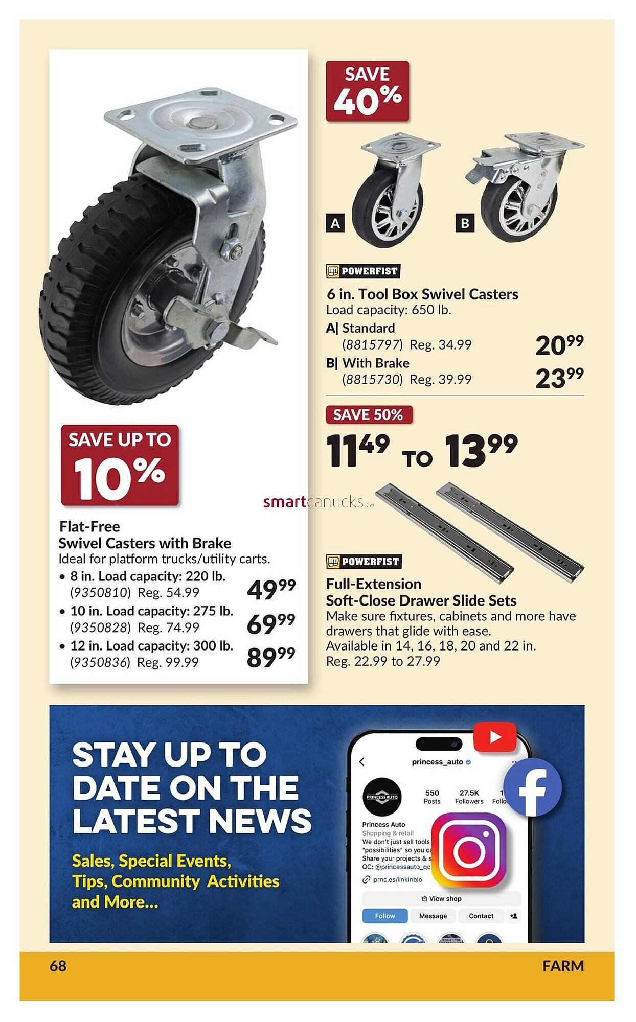 Princess Auto flyer