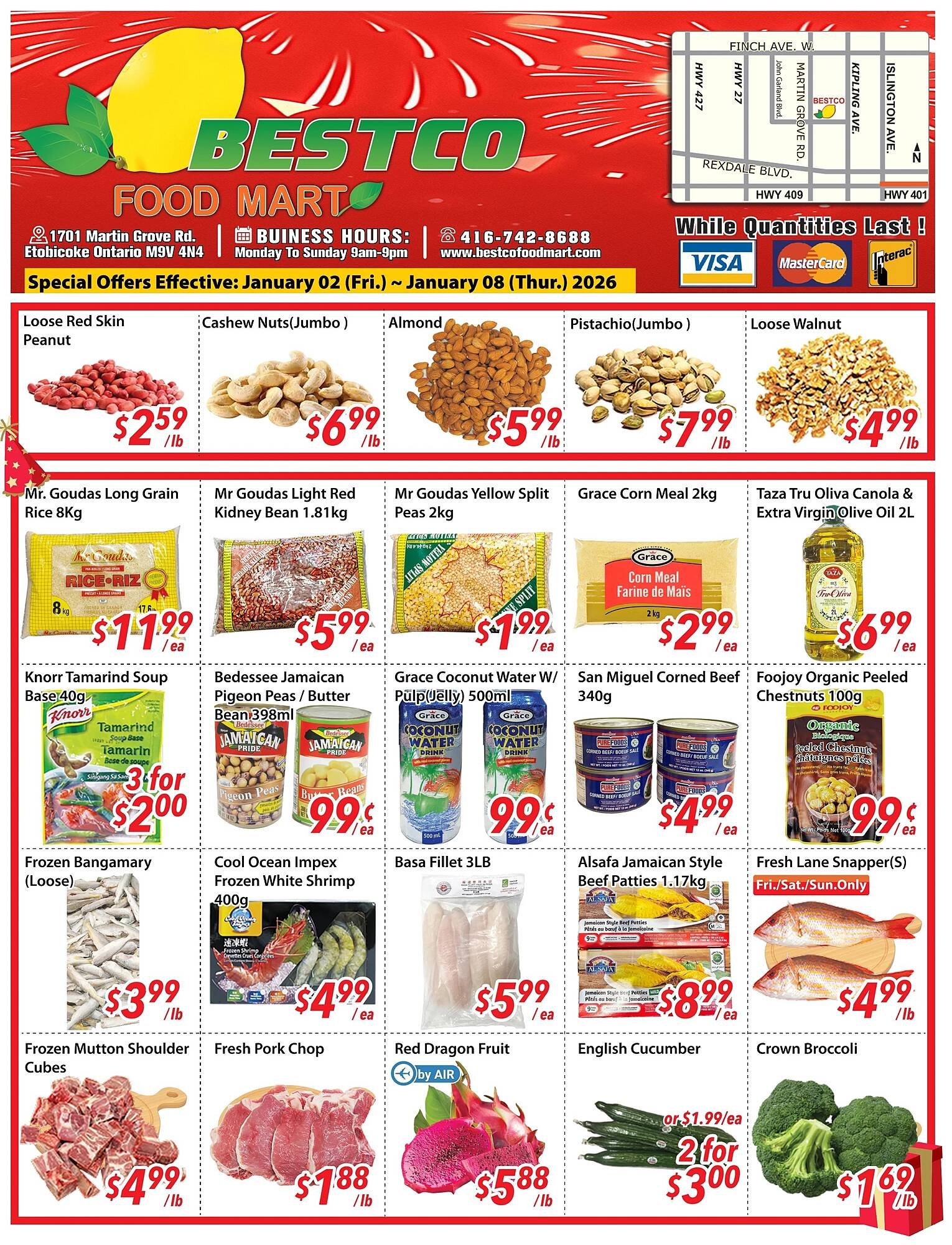 Bestco Food Mart flyer (2026-01-02 - 2026-01-08) | 1