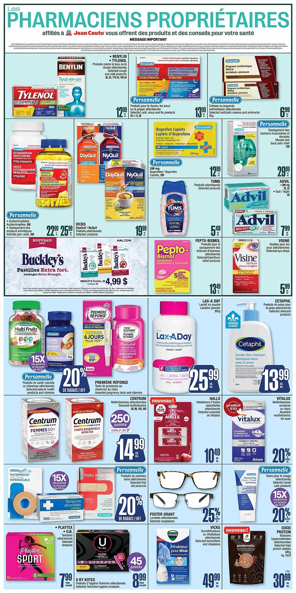 Jean Coutu flyer