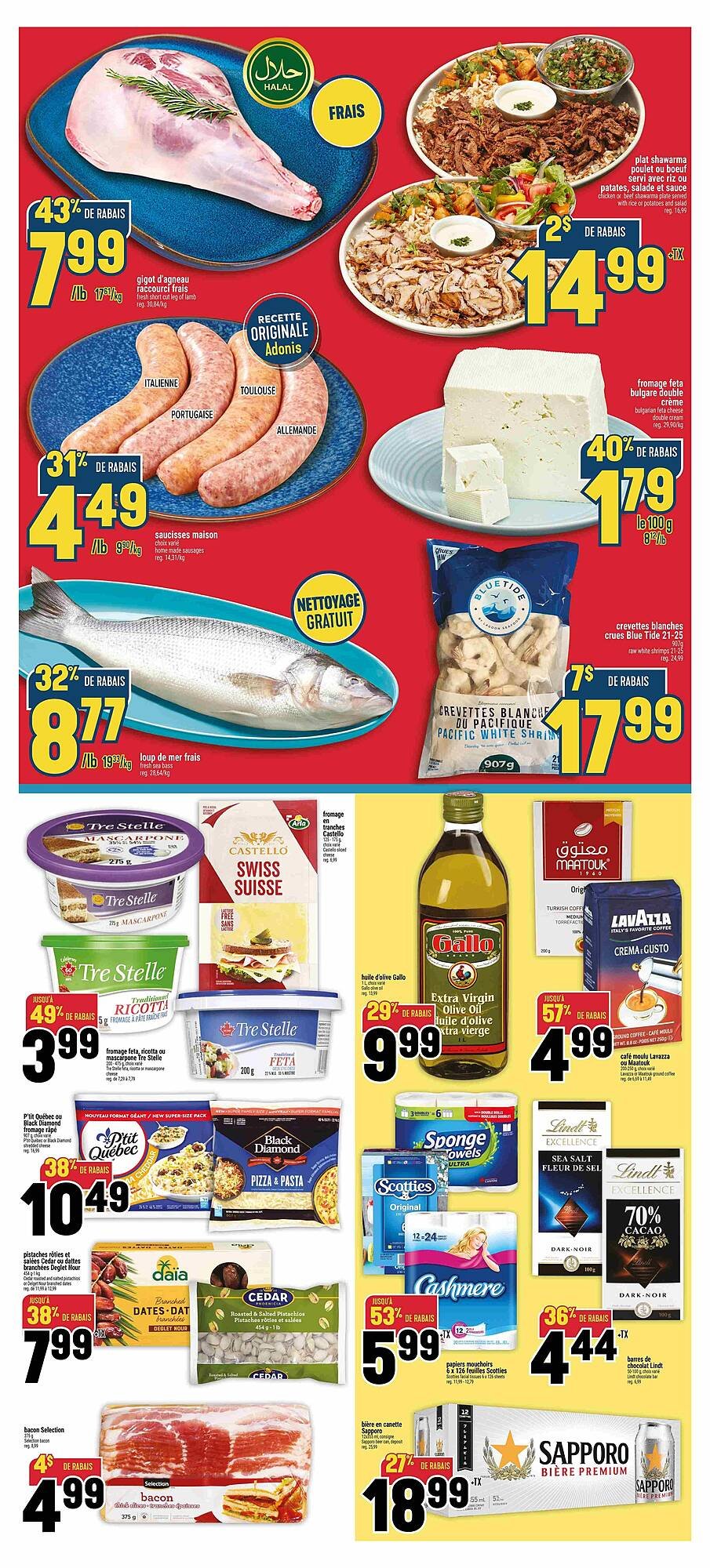 Marché Adonis flyer