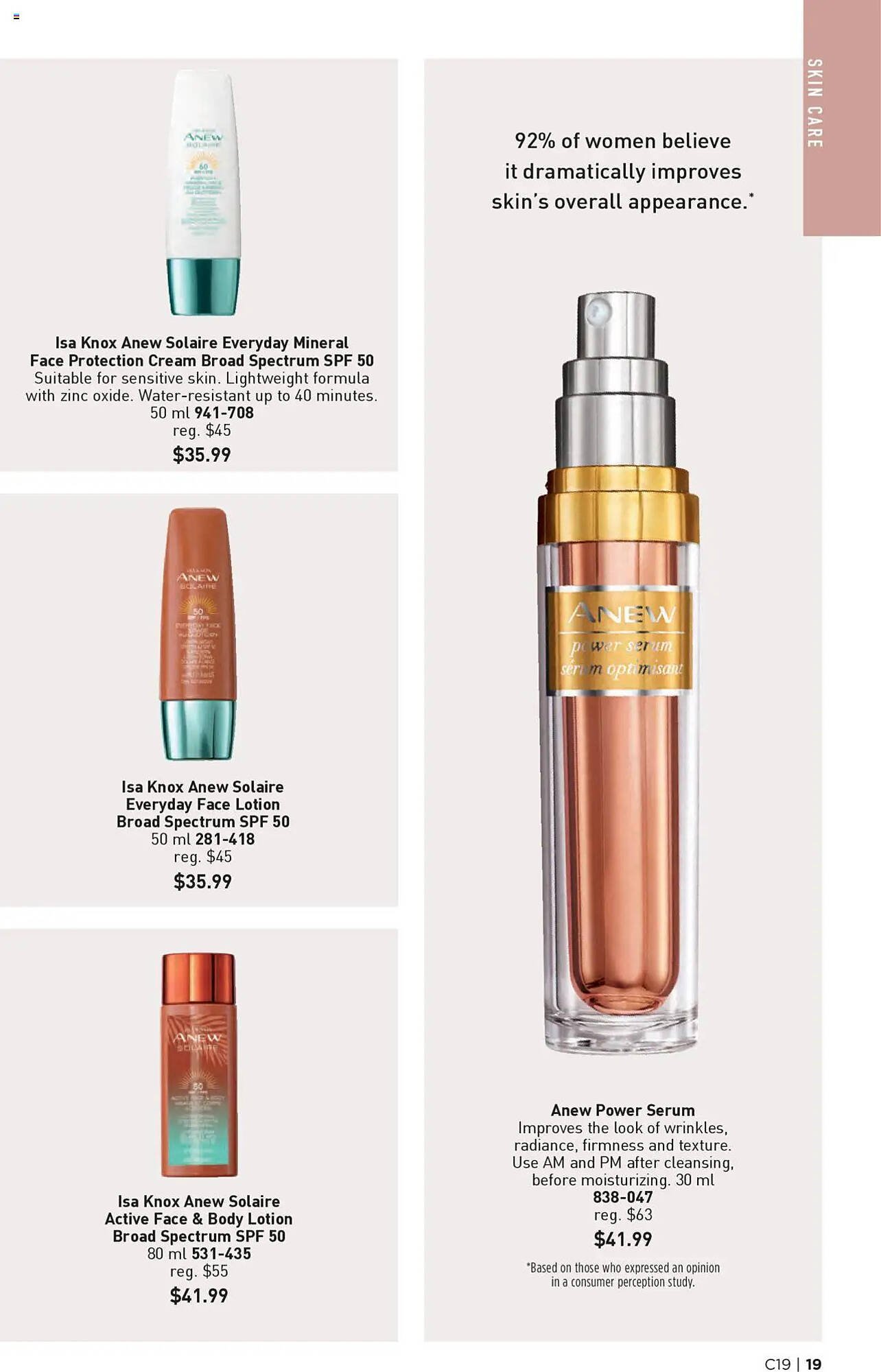 AVON flyer
