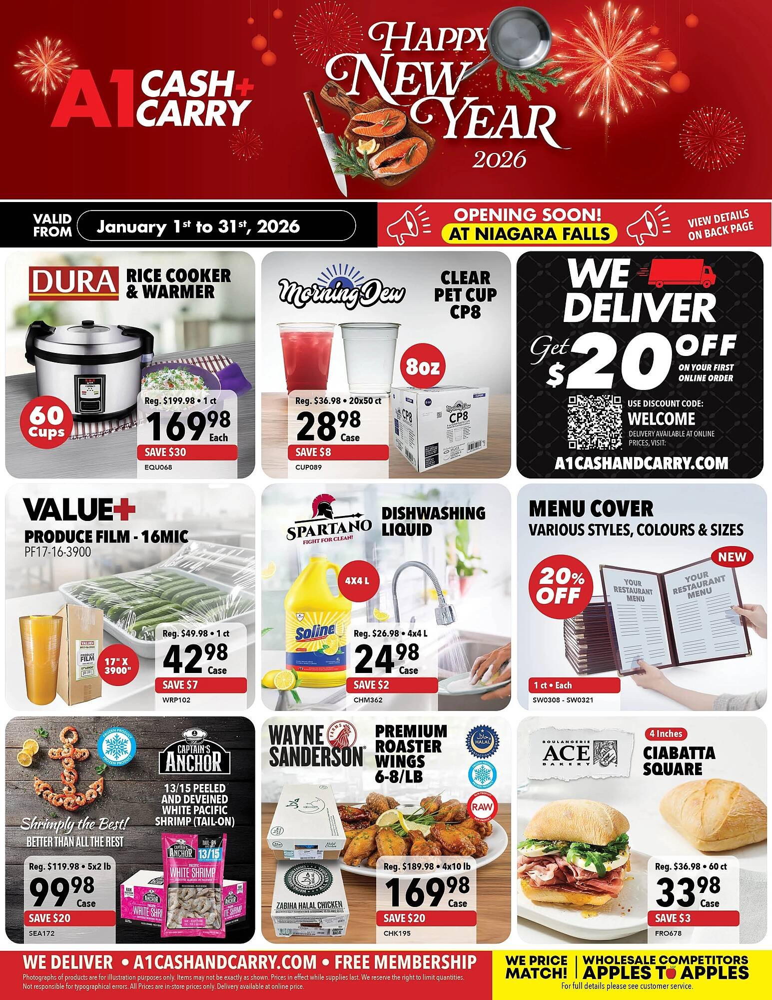 A1 Cash And Carry flyer