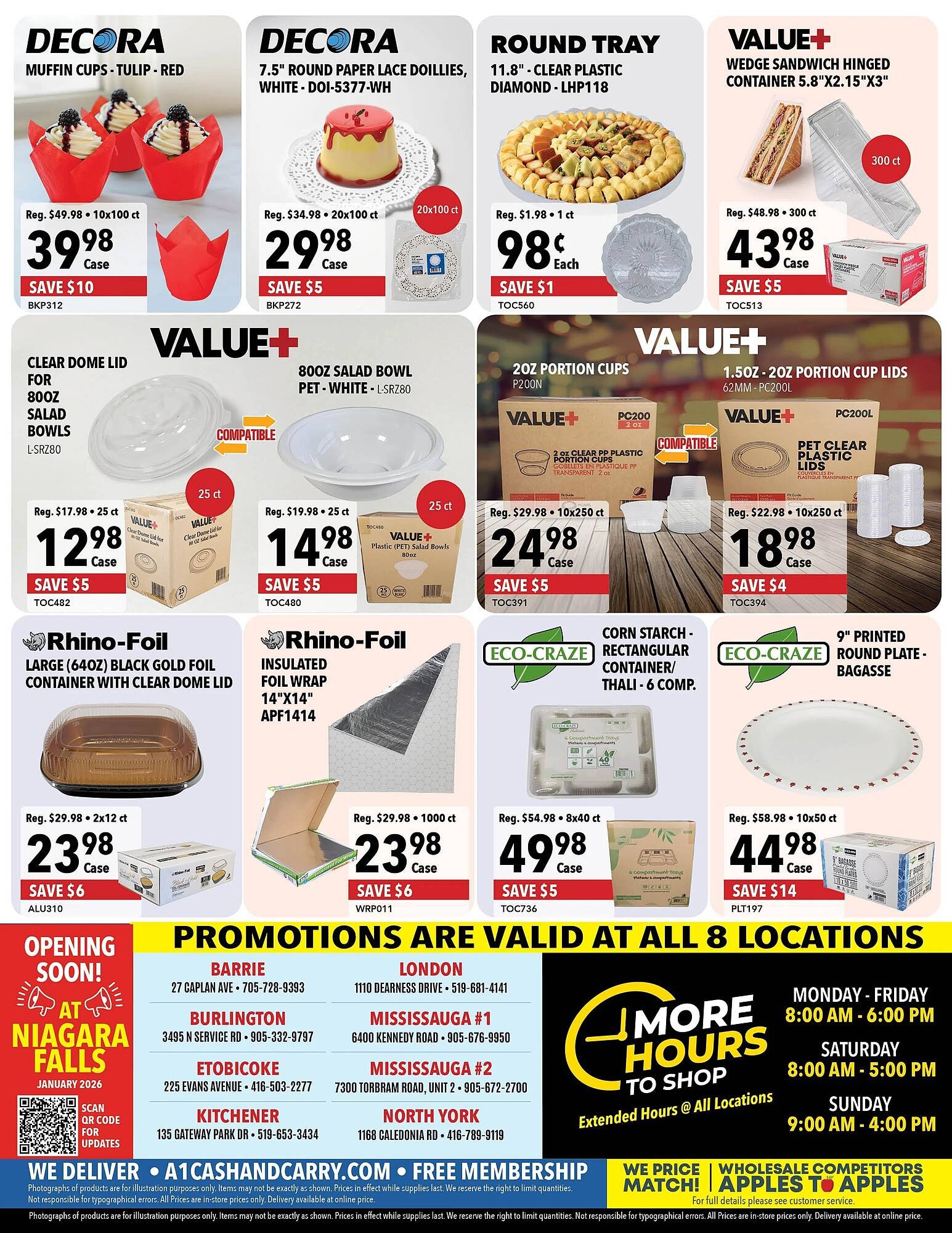 A1 Cash And Carry flyer