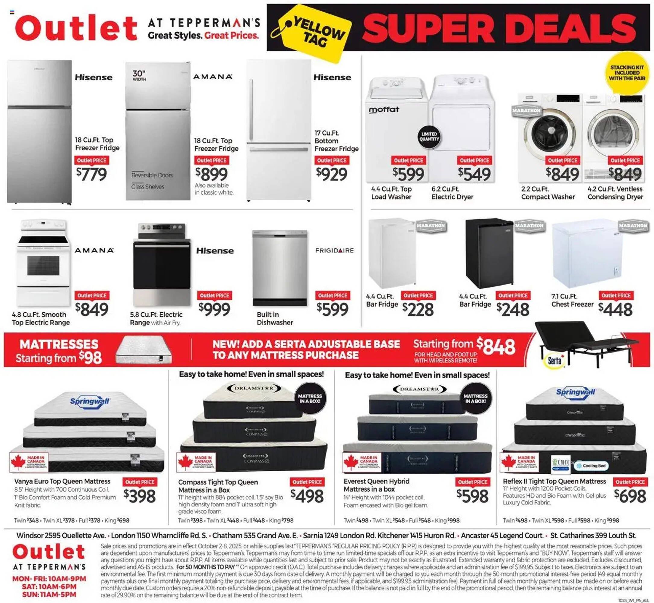 Tepperman's flyer