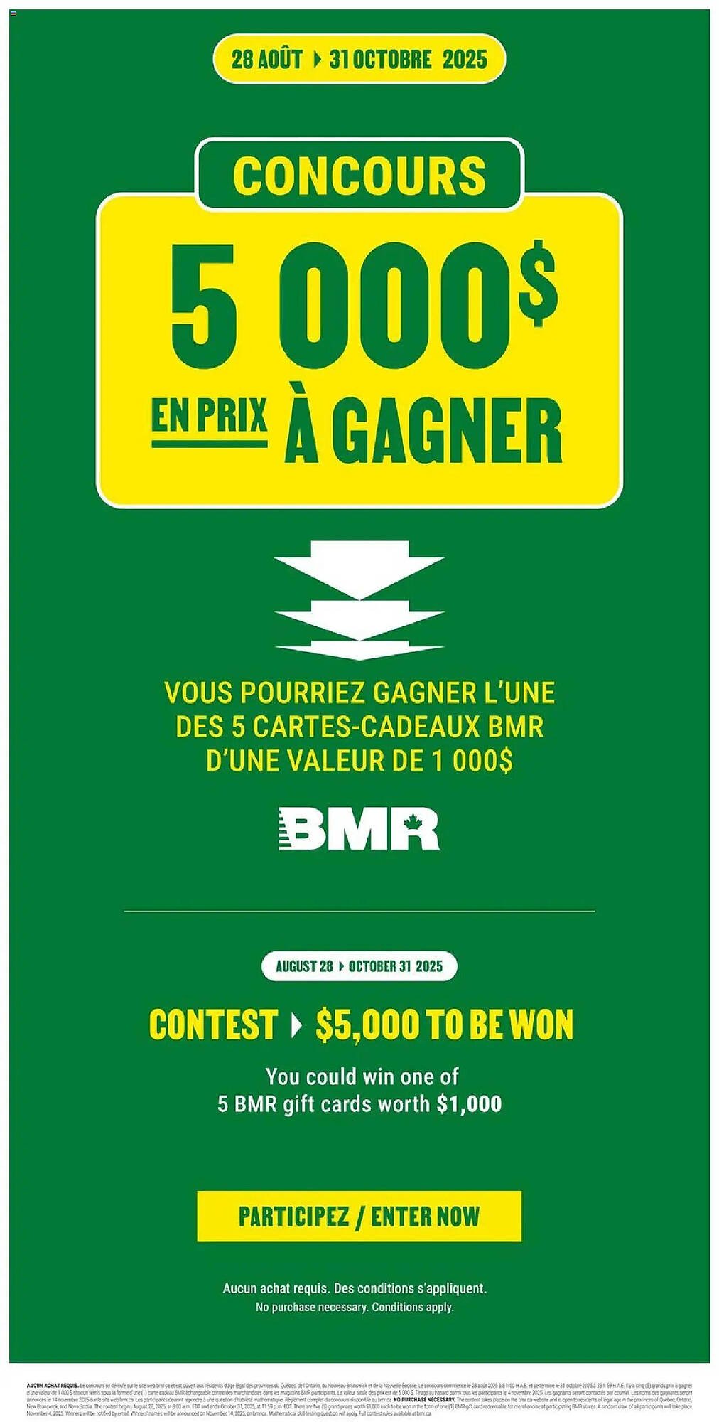 BMR flyer