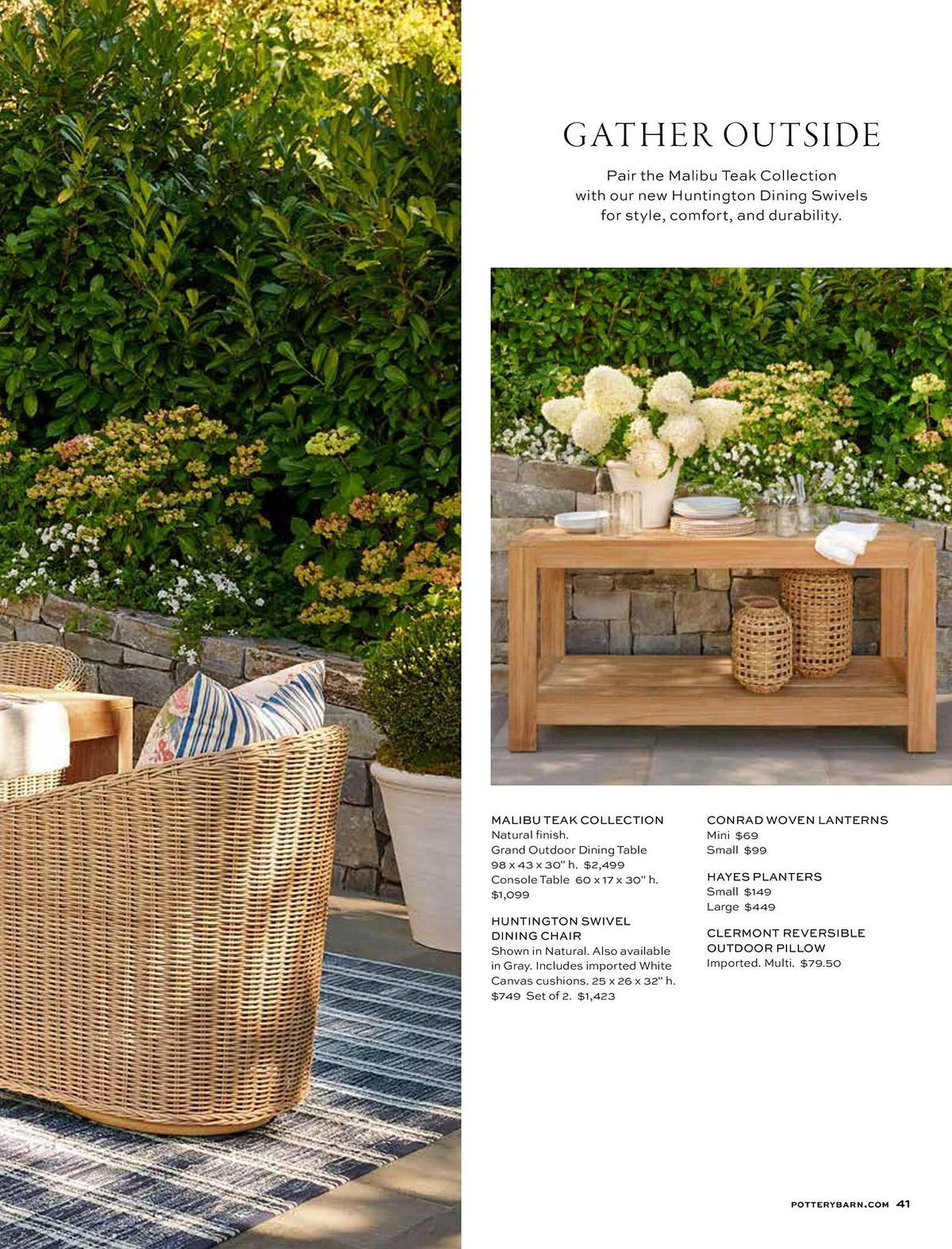 Pottery Barn flyer