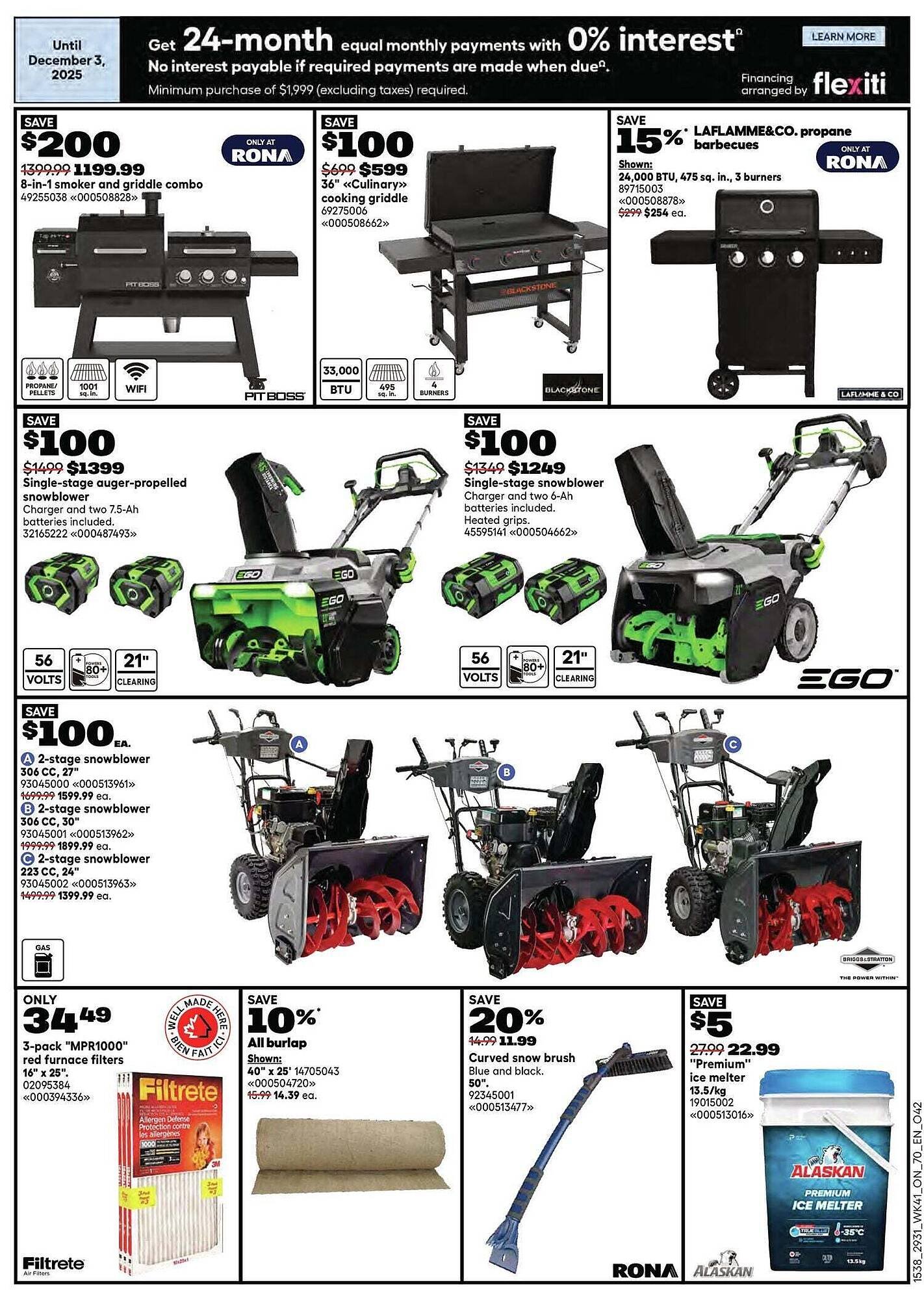 RONA flyer (2025-11-06 - 2025-11-13) | 9