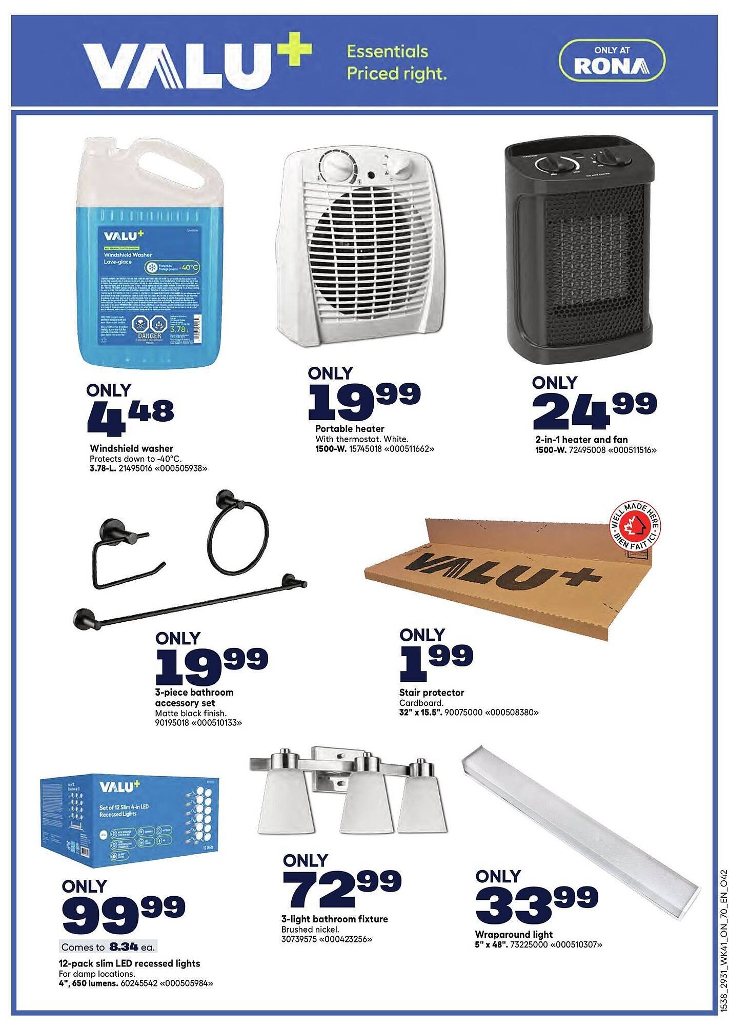 RONA flyer (2025-11-06 - 2025-11-13) | 10