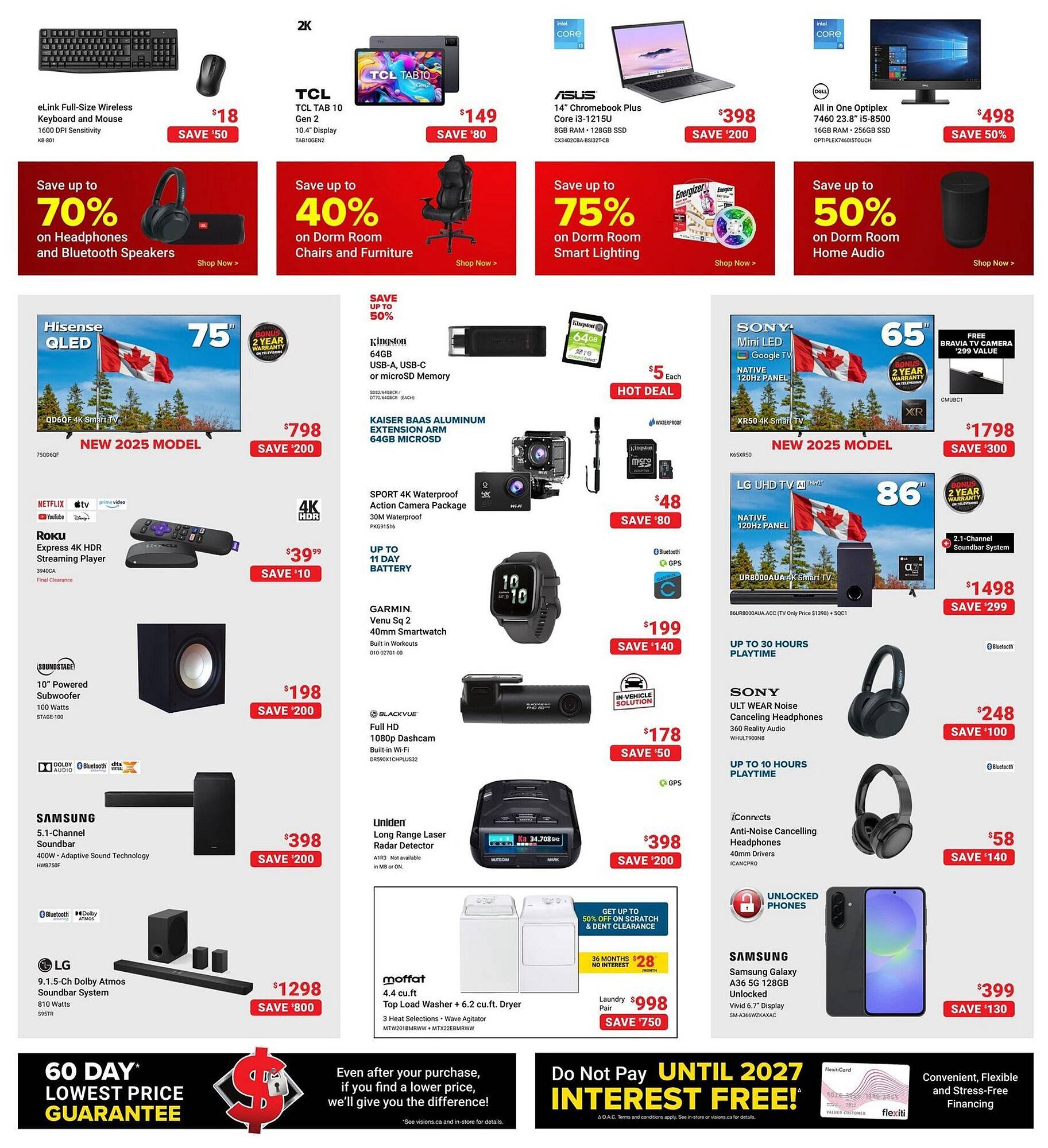 Visions Electronics flyer