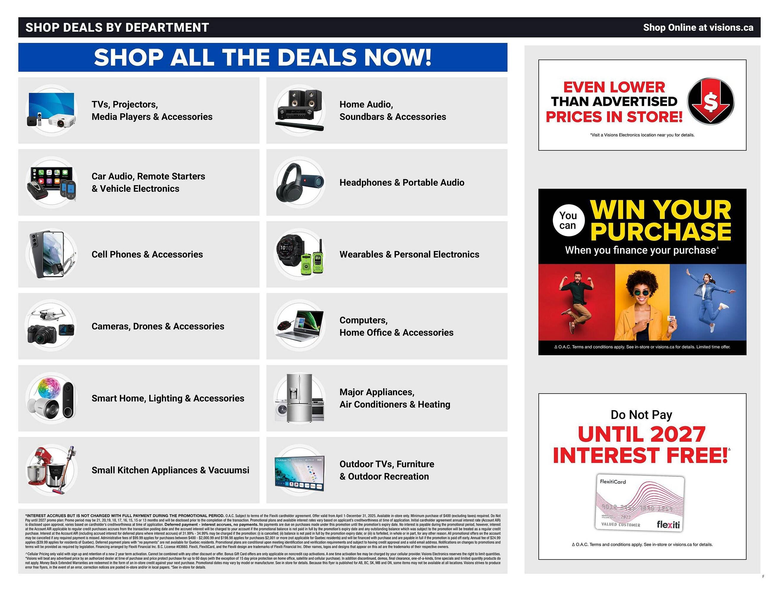 Visions Electronics flyer