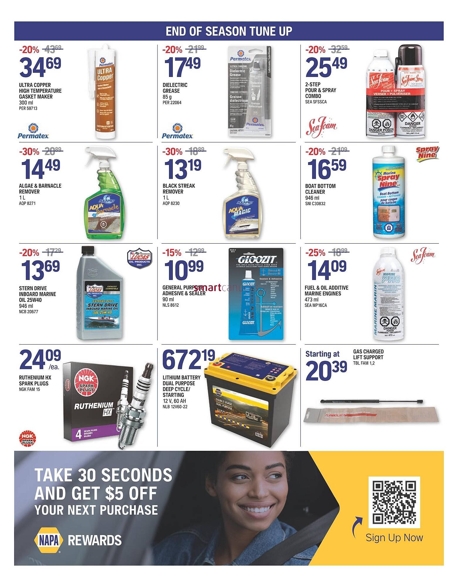 NAPA Auto Parts flyer