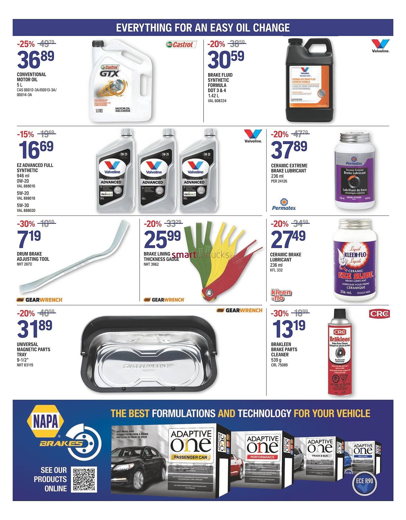 NAPA Auto Parts flyer