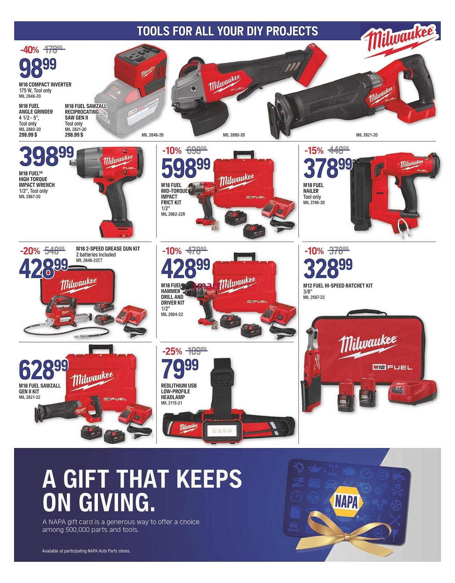NAPA Auto Parts flyer
