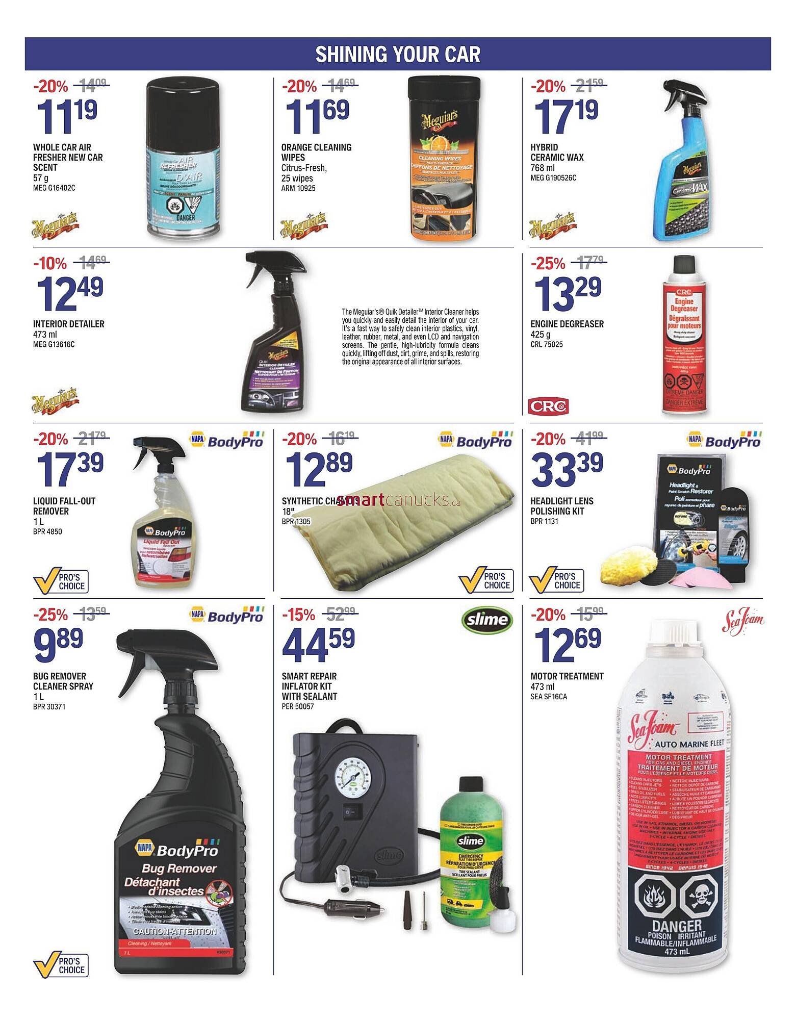 NAPA Auto Parts flyer