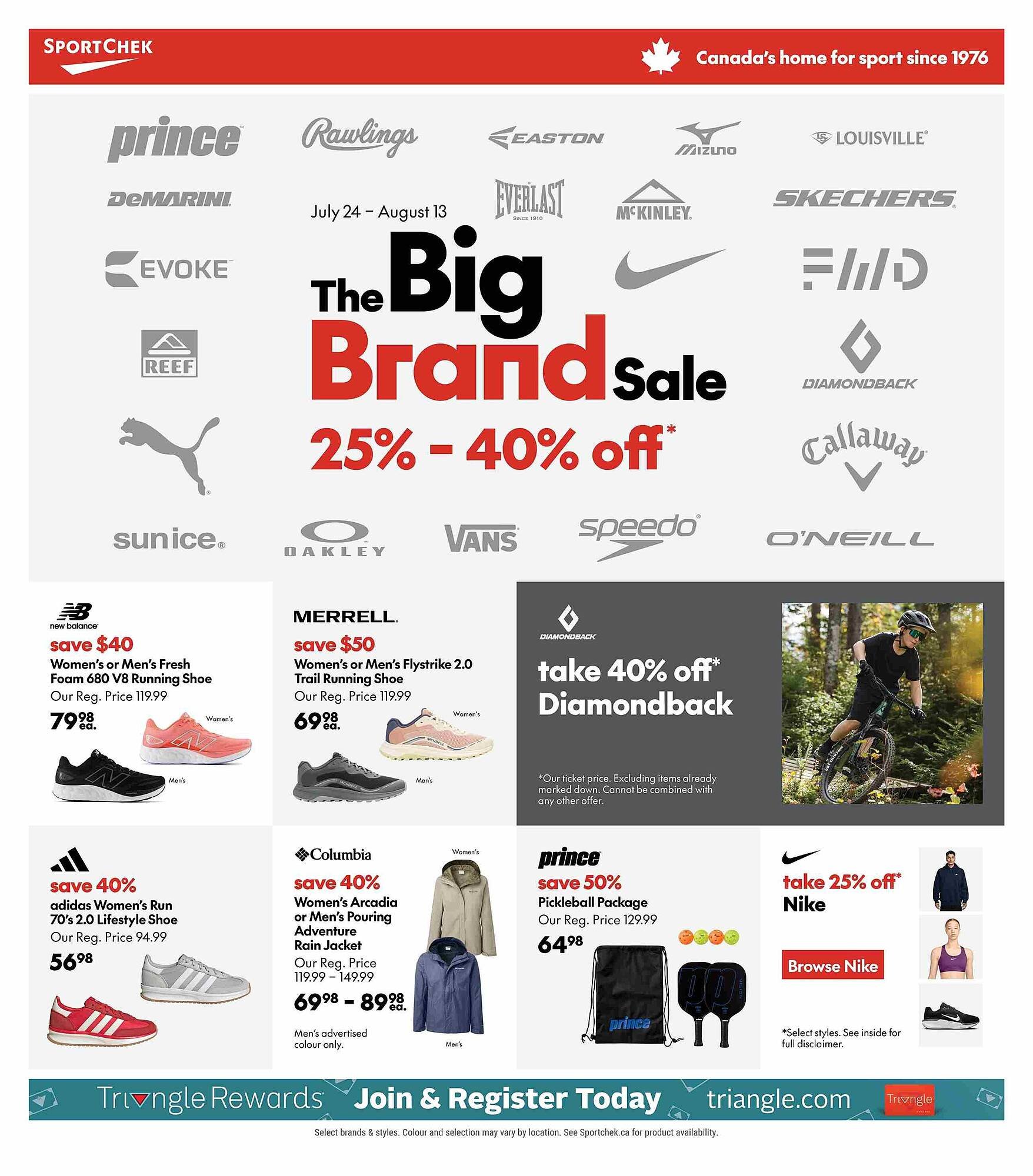 Sport Chek flyer (2025-07-24 - 2025-07-31) | 1