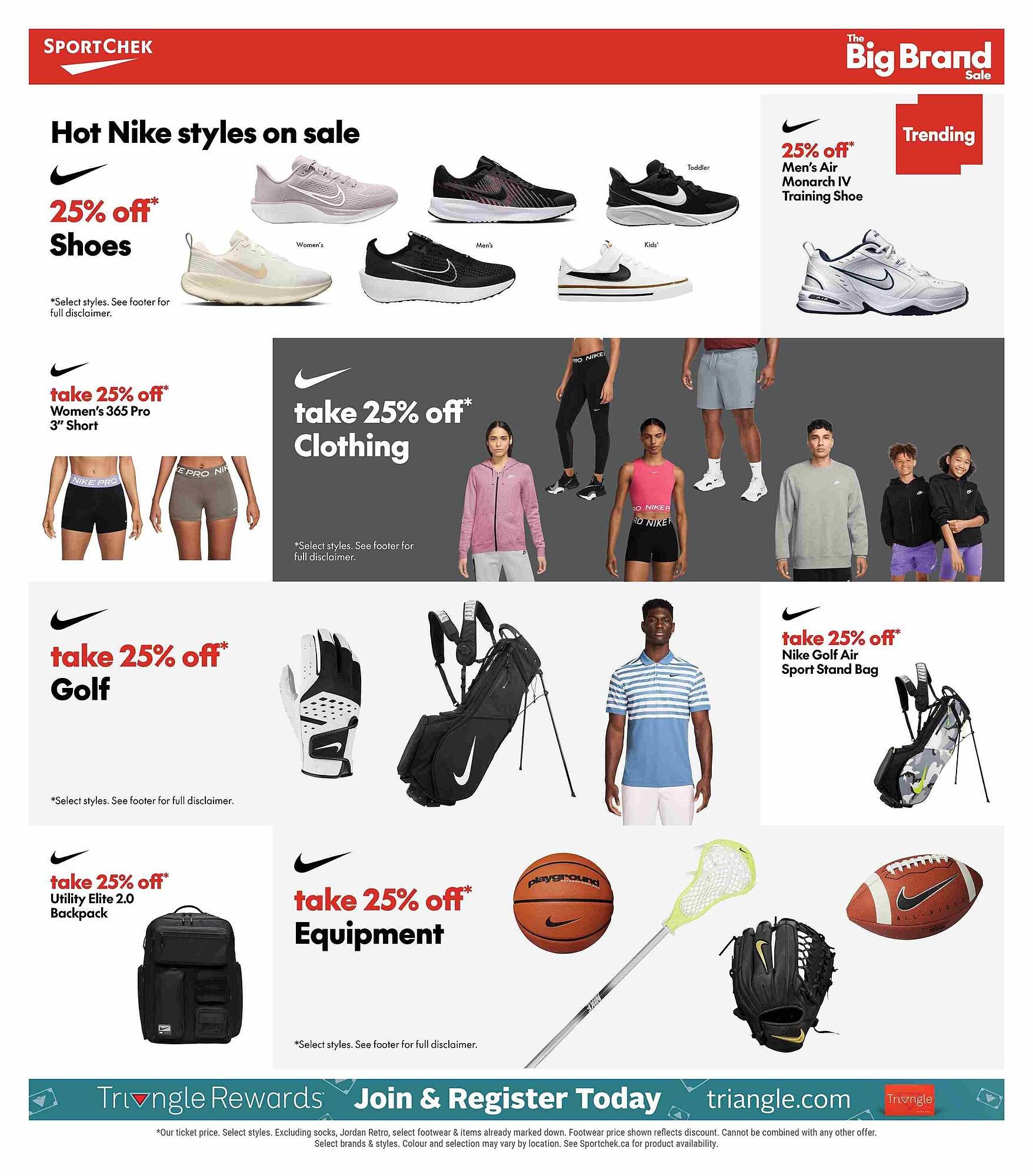 Sport Chek flyer