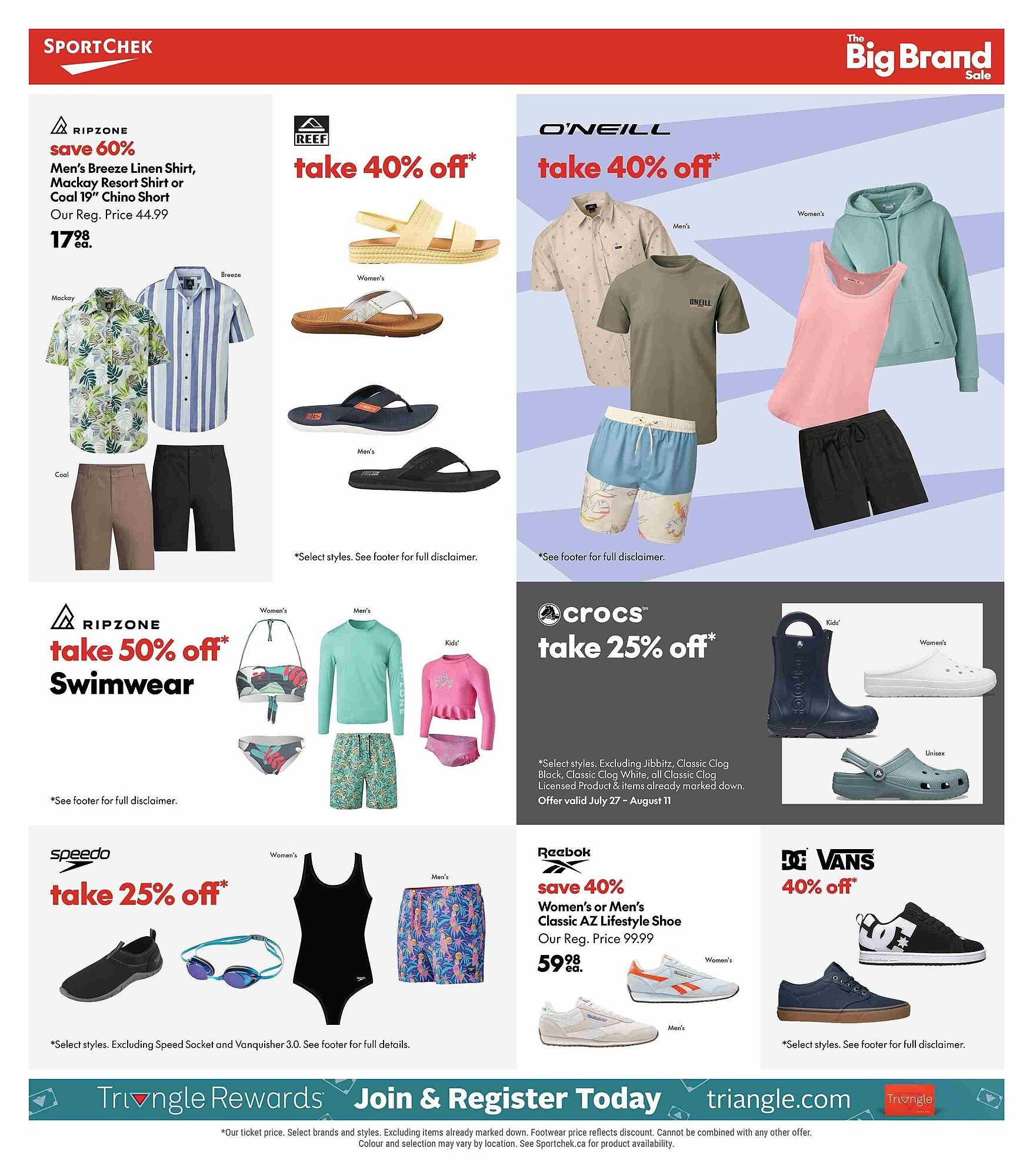 Sport Chek flyer