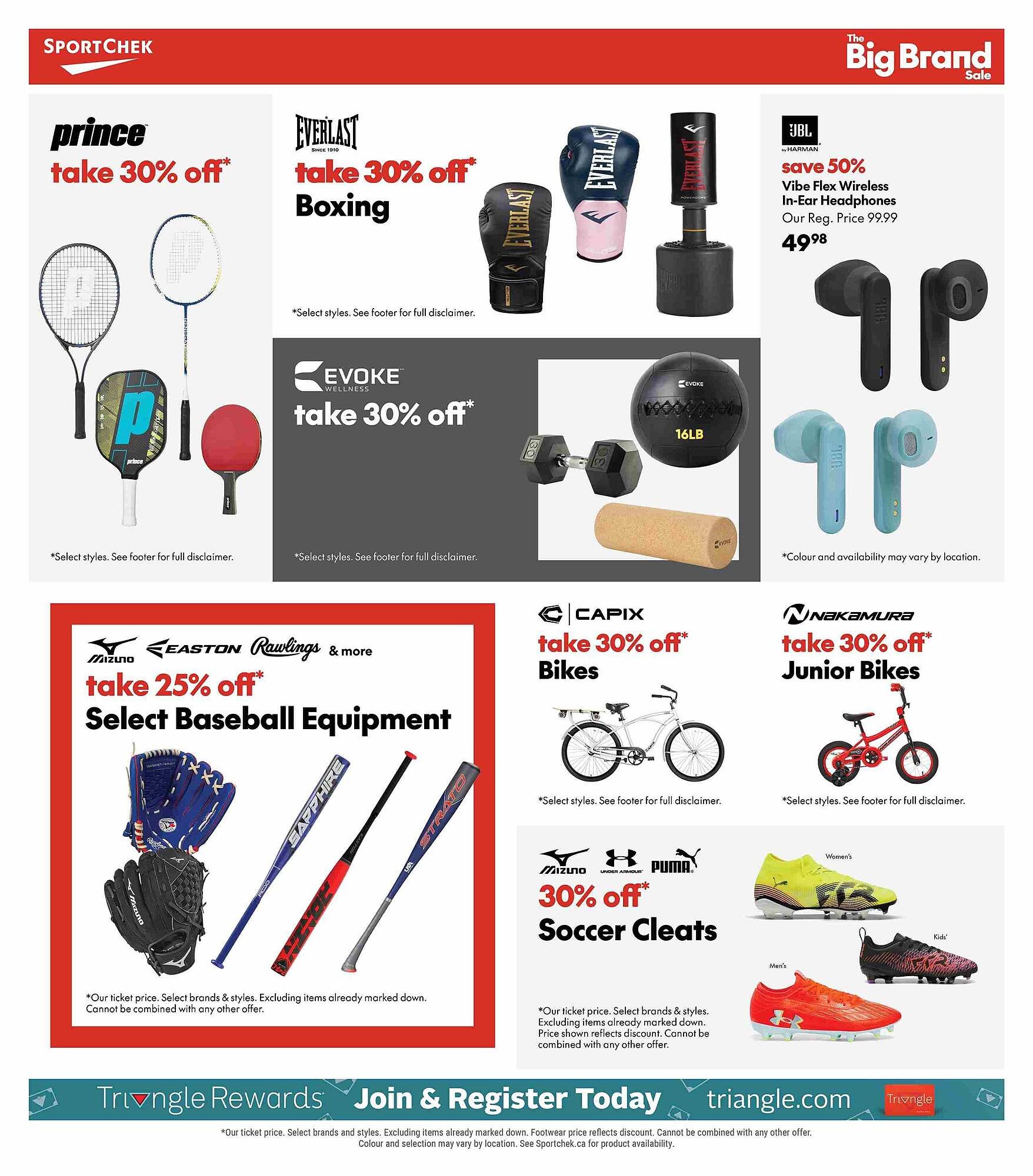 Sport Chek flyer
