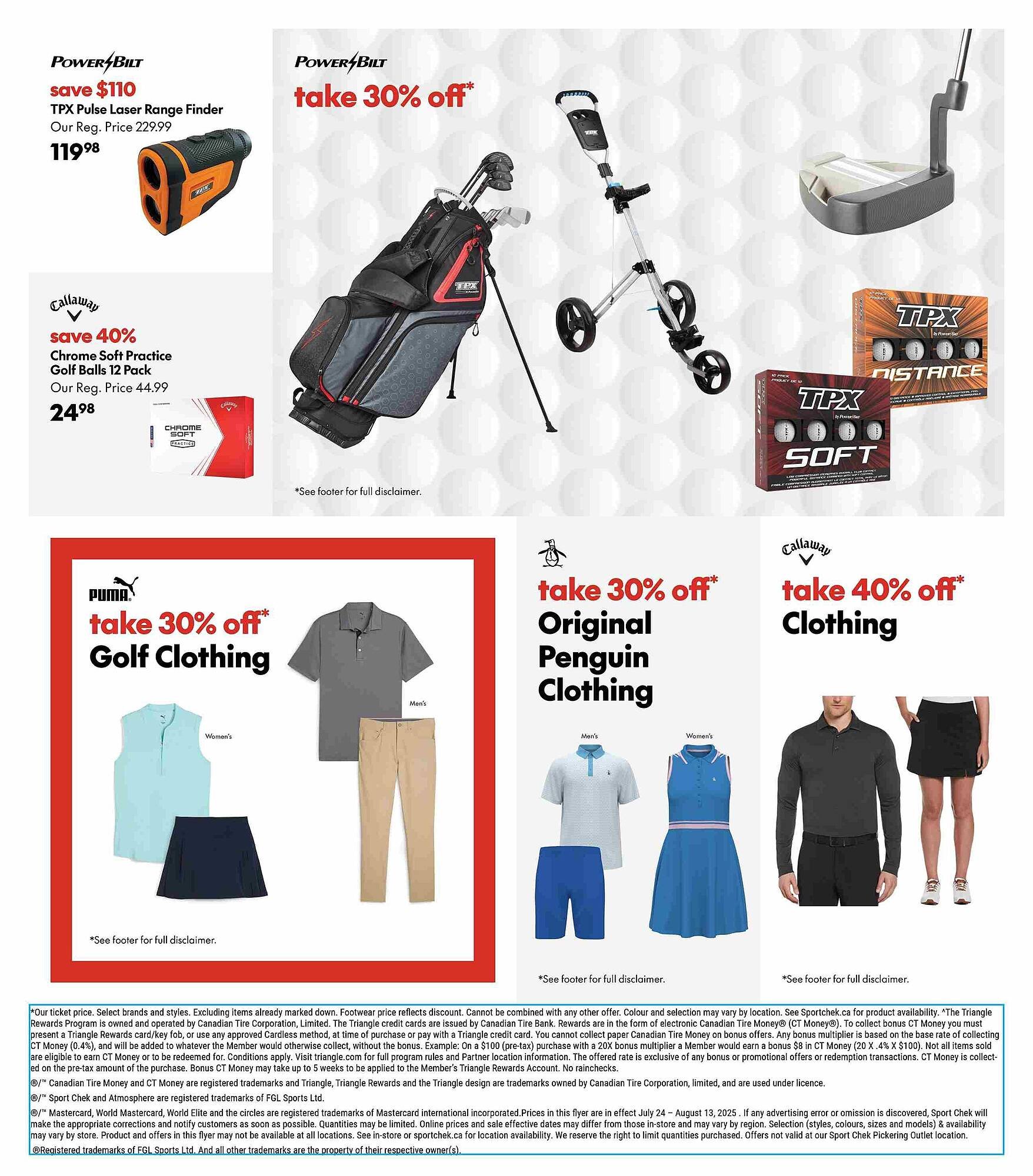 Sport Chek flyer
