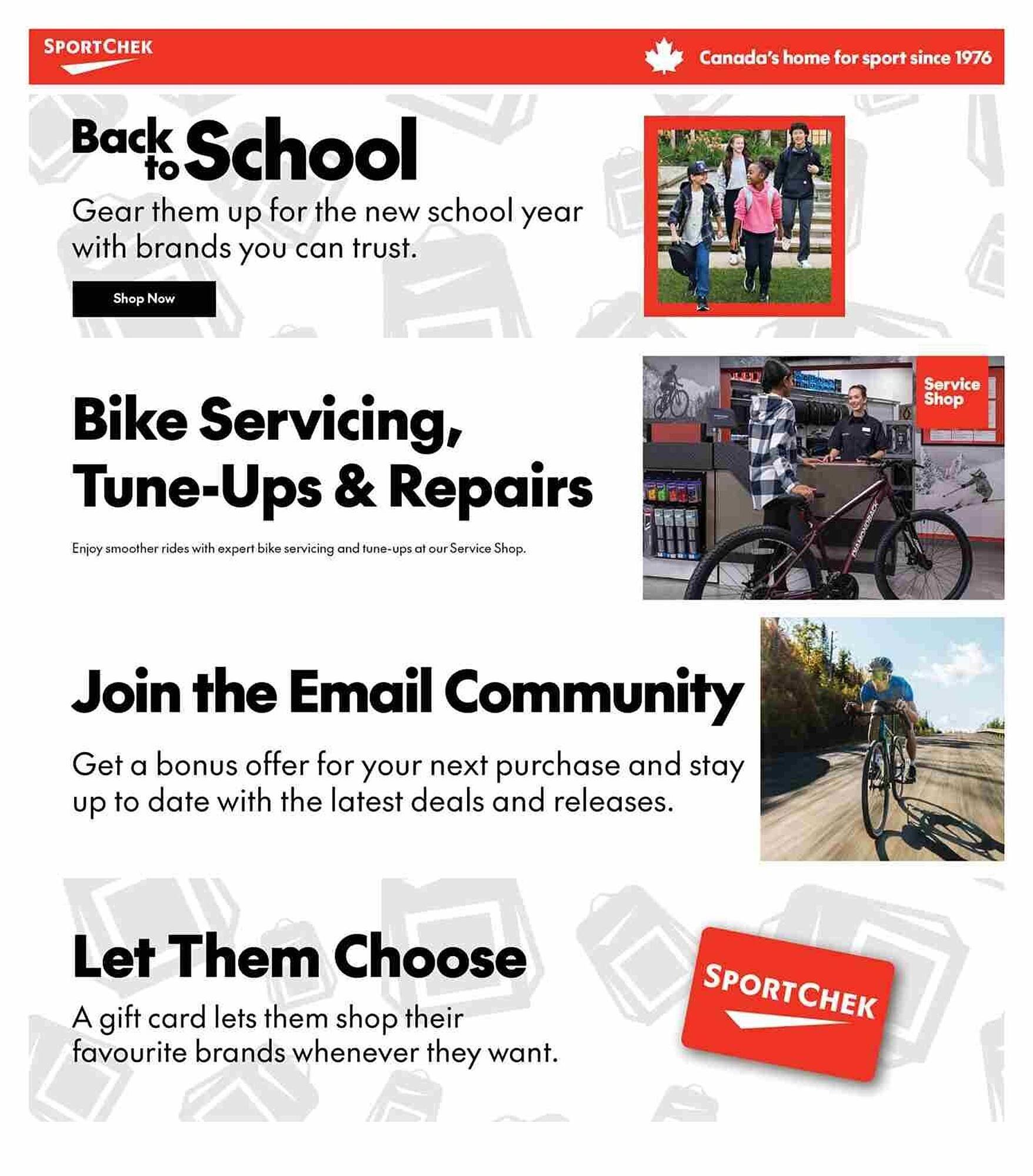 Sport Chek flyer