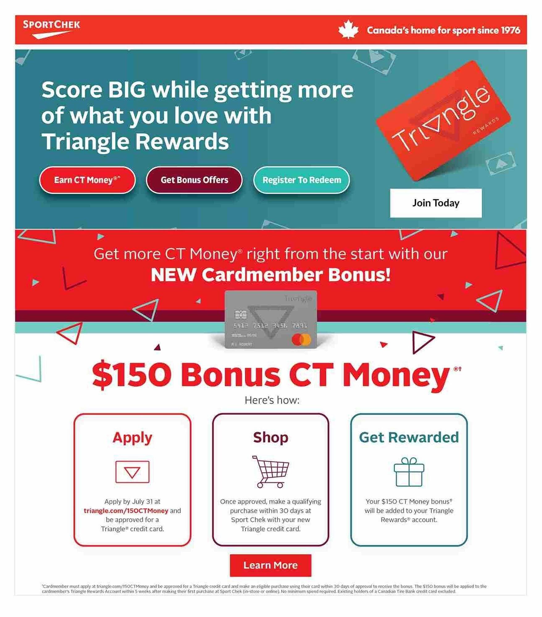 Sport Chek flyer