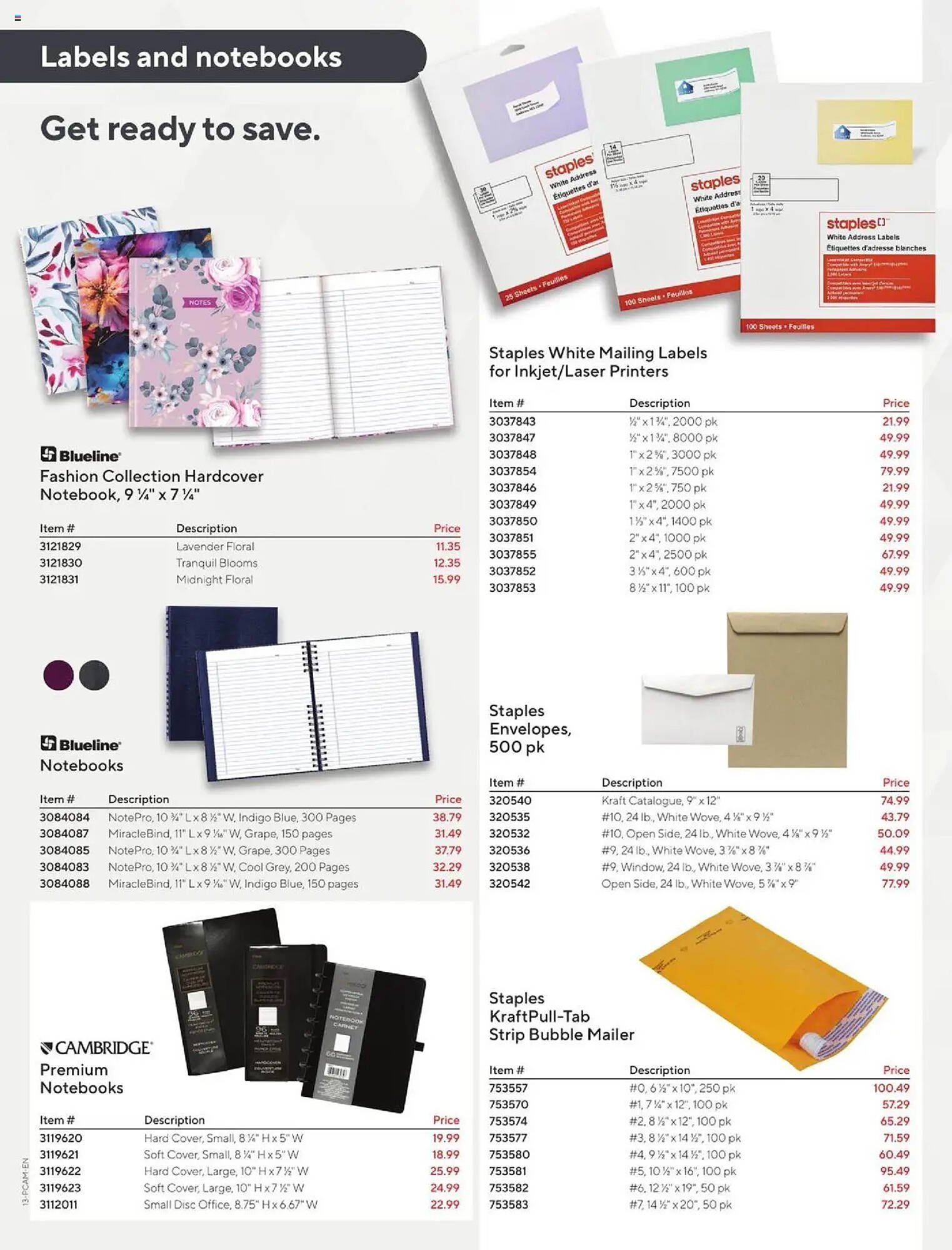 Staples flyer
