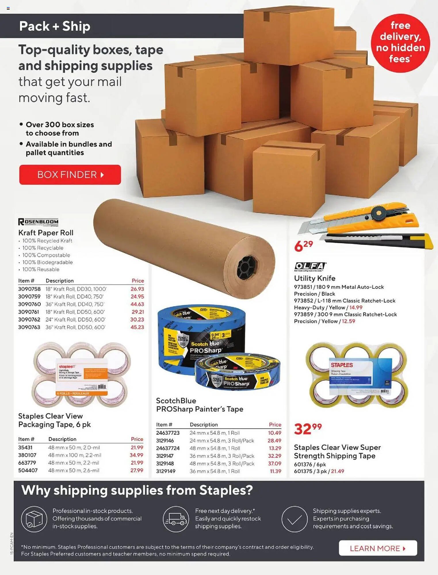 Staples flyer