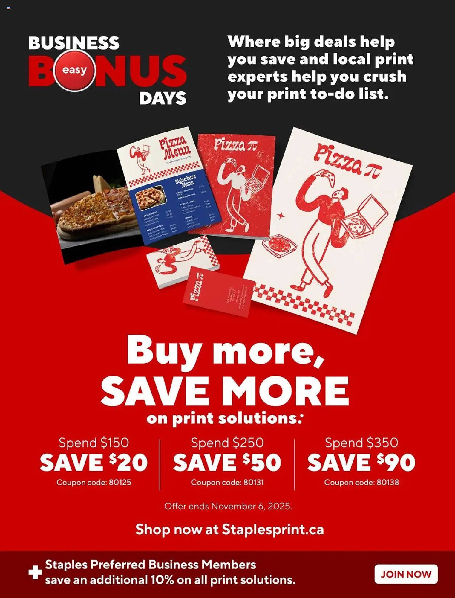 Staples flyer