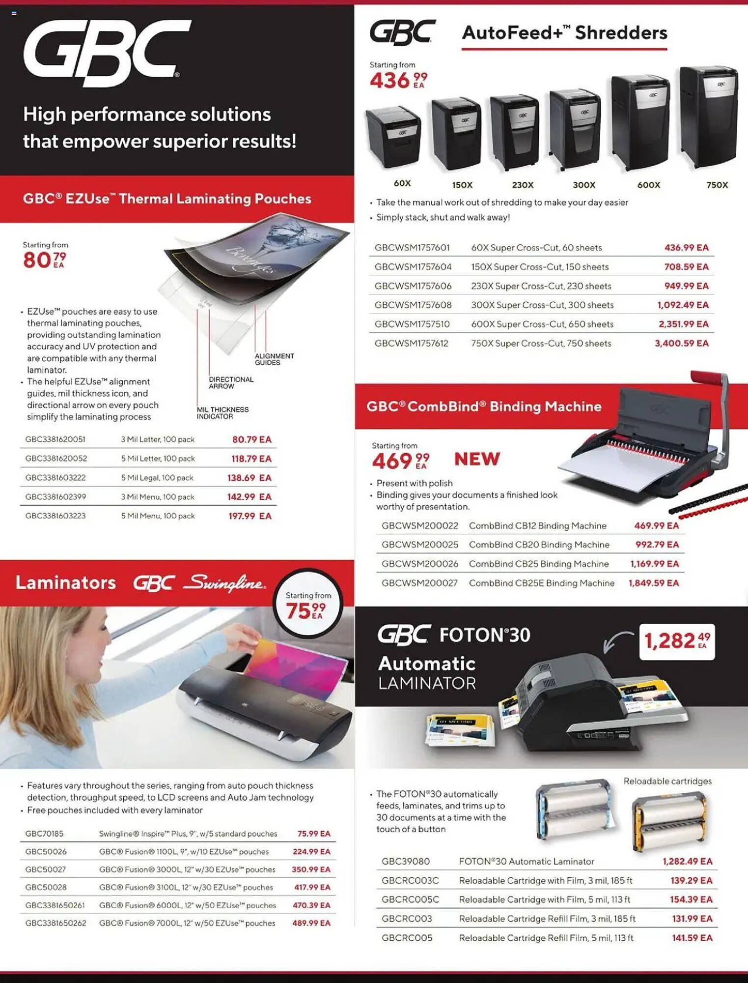 Staples flyer