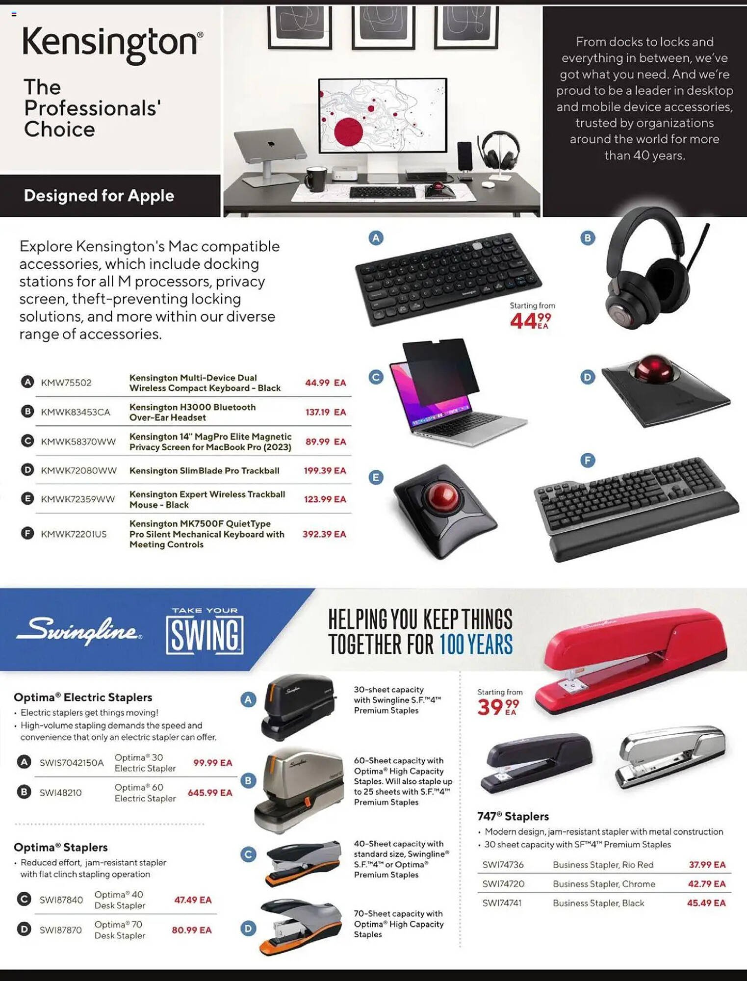 Staples flyer