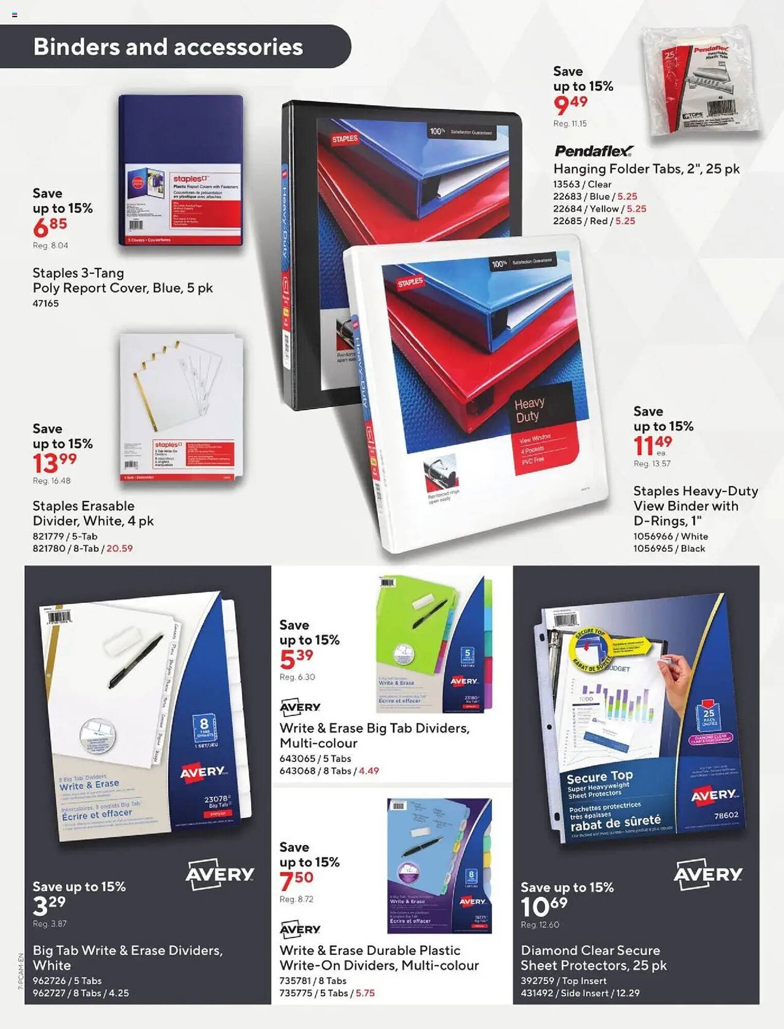 Staples flyer