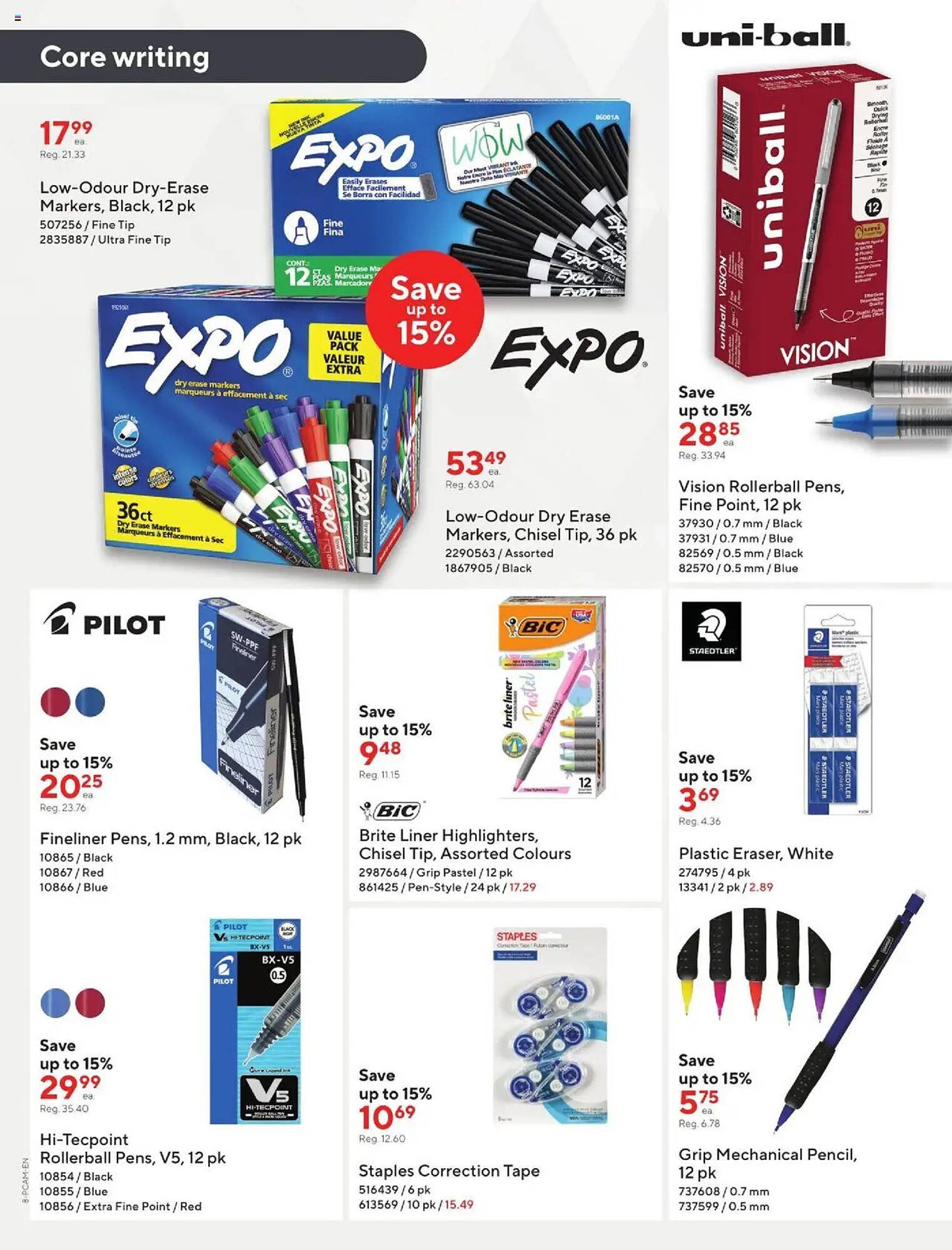 Staples flyer