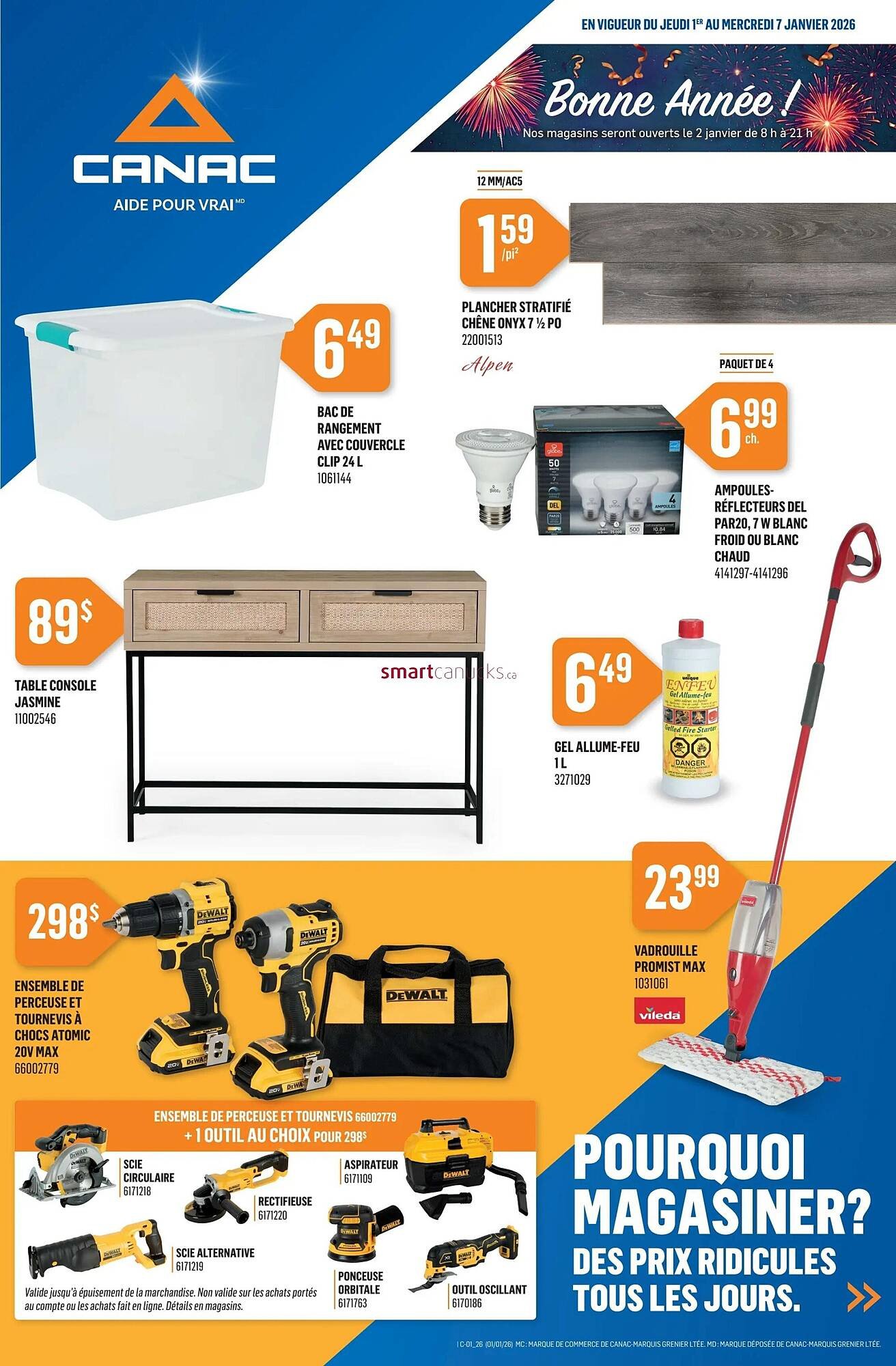 Canac flyer (2026-01-01 - 2026-01-07) | 1