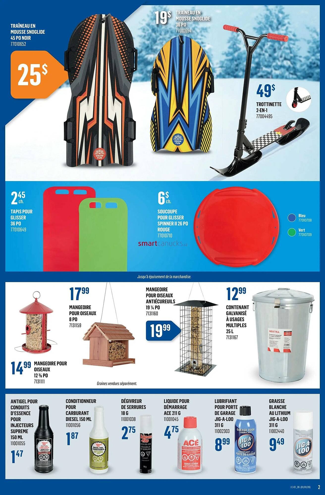 Canac flyer (2026-01-01 - 2026-01-07) | 2
