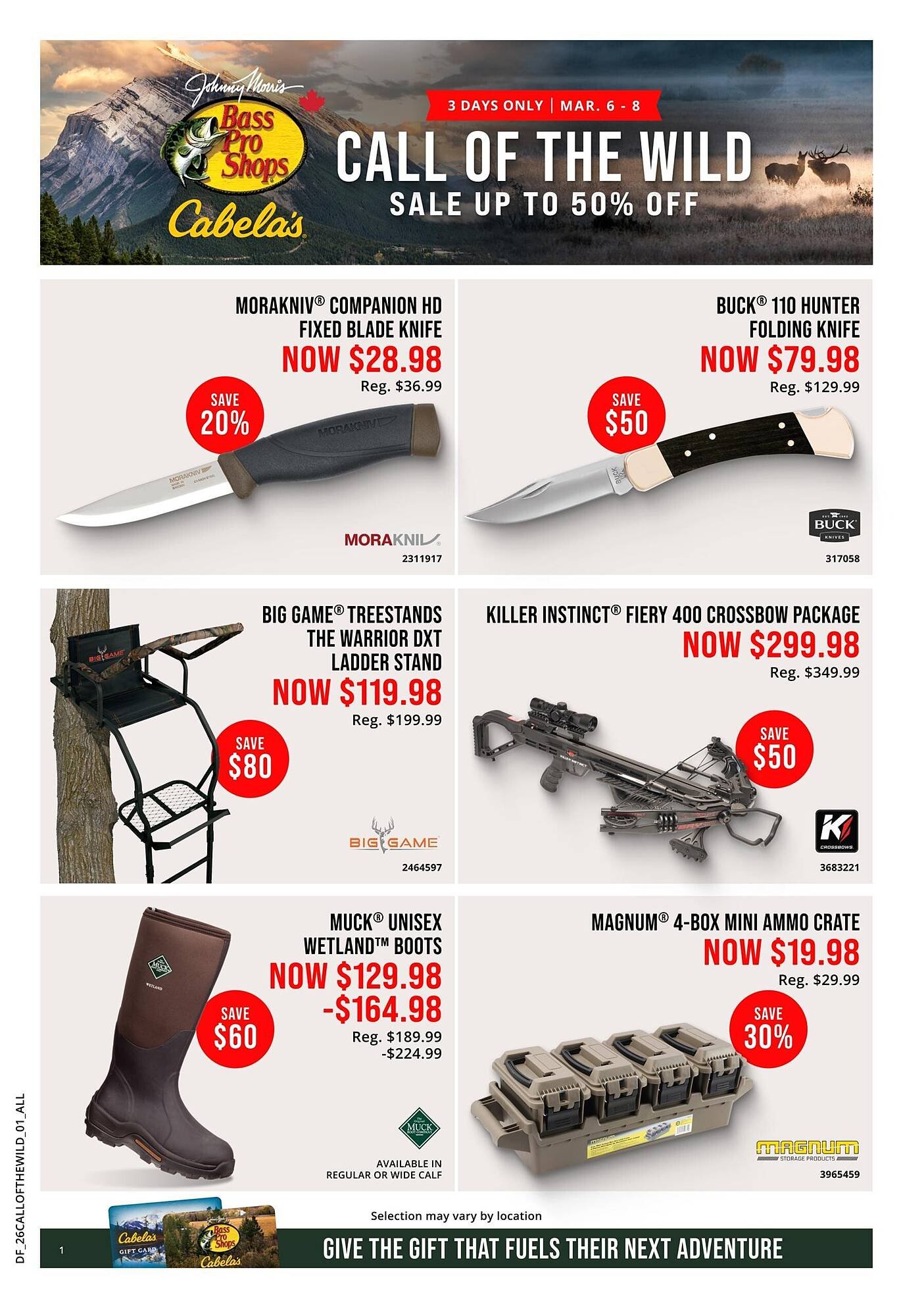 Bass Pro flyer (2026-03-06 - 2026-03-08) | 1