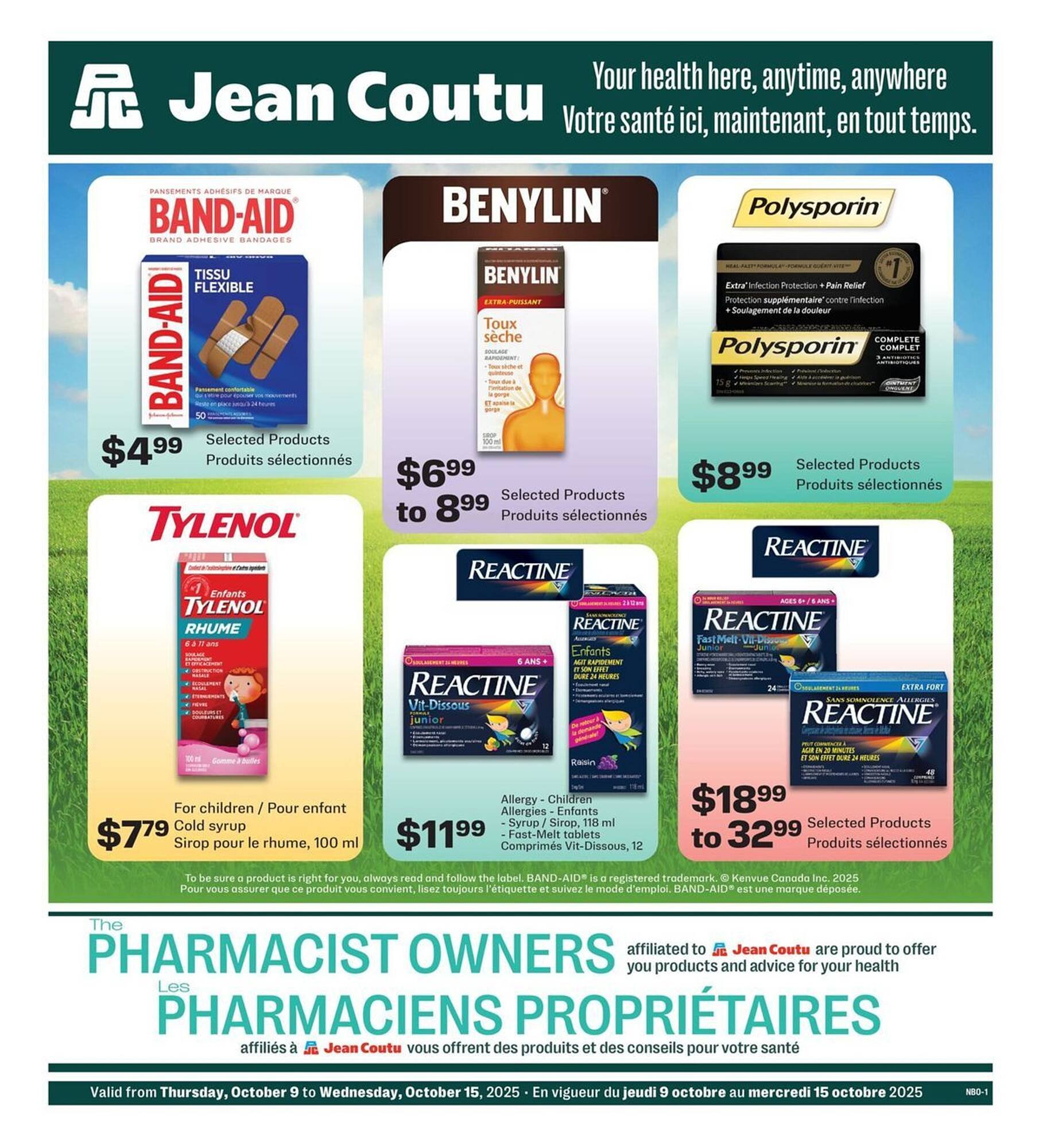 Jean Coutu flyer (2025-10-09 - 2025-10-15) | 1