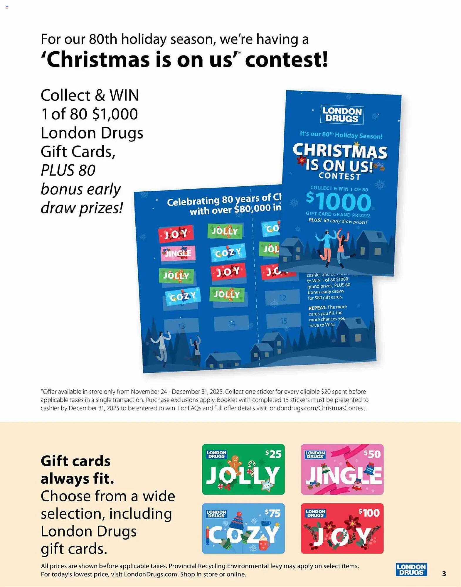London Drugs flyer (2025-11-12 - 2025-12-27) | 3