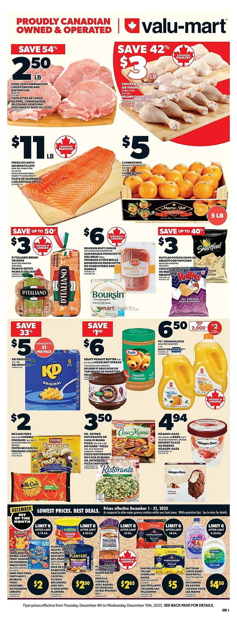 Valu-mart flyer (2025-12-04 - 2025-12-10) | 1