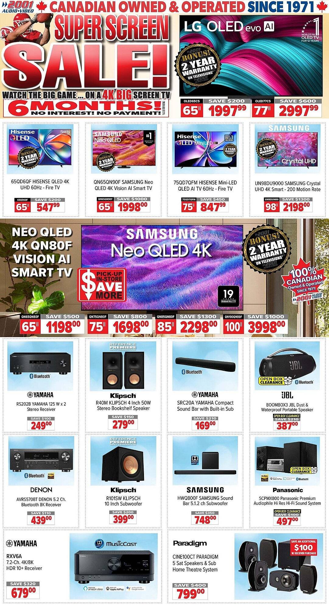 2001 Audio Video flyer (2026-01-30 - 2026-02-06) | 1