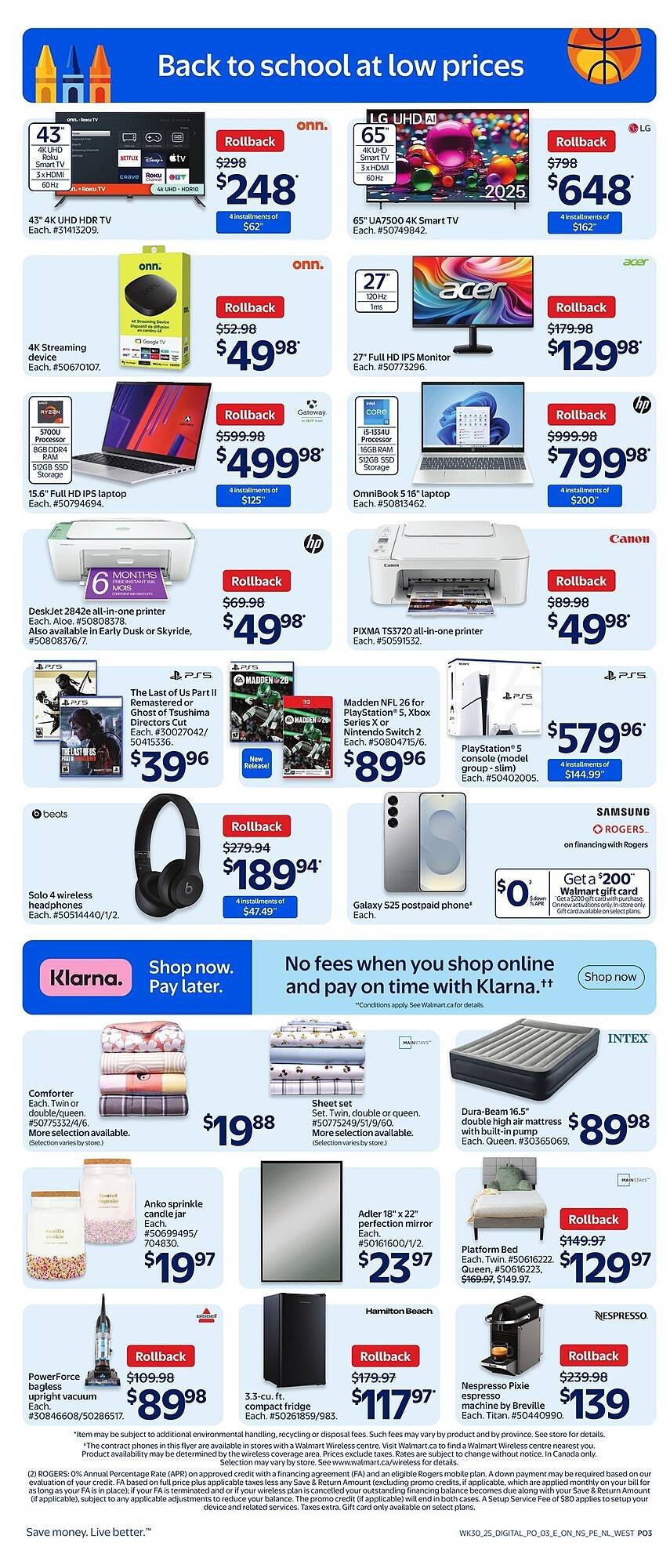 Walmart flyer