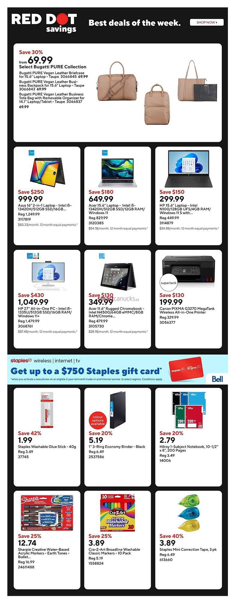 Staples flyer
