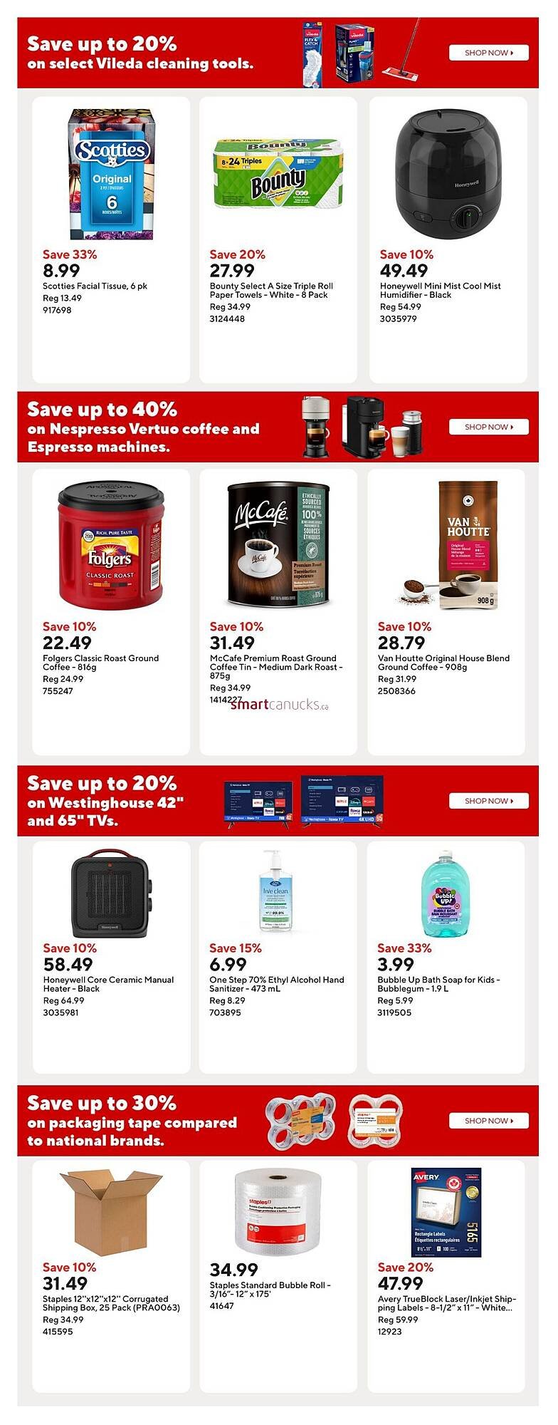 Staples flyer