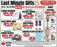 Fabricland flyer (2025-12-18 - 2025-12-24)